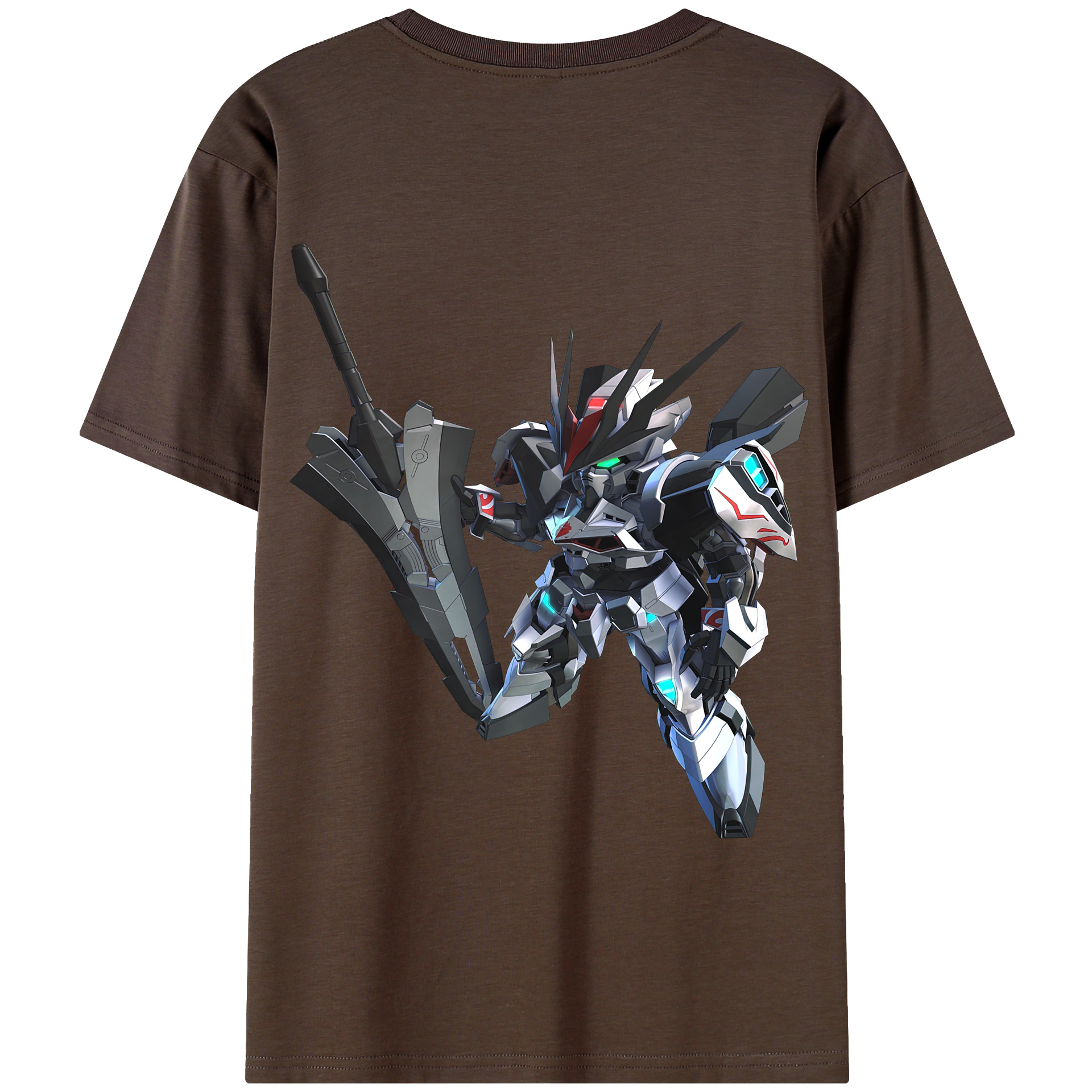 （画像用） 機動戦士ガンダム Mobile Suit Gundam 綿100％半袖Tシャツ（背面プリント）