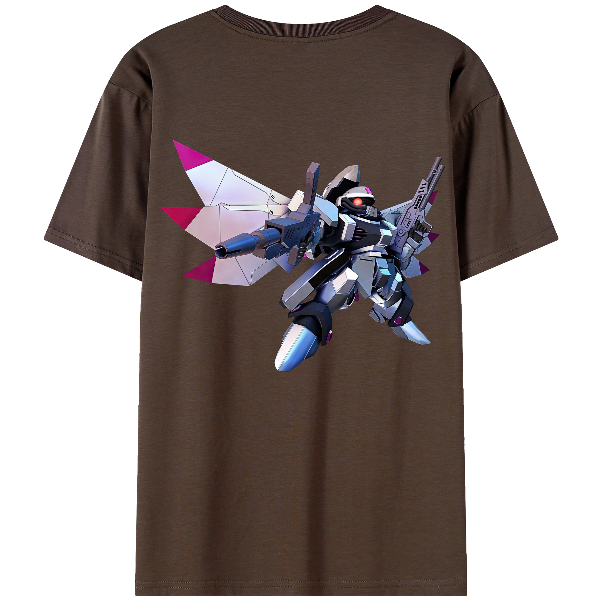 （画像用） 機動戦士ガンダム Mobile Suit Gundam 綿100％半袖Tシャツ（背面プリント）