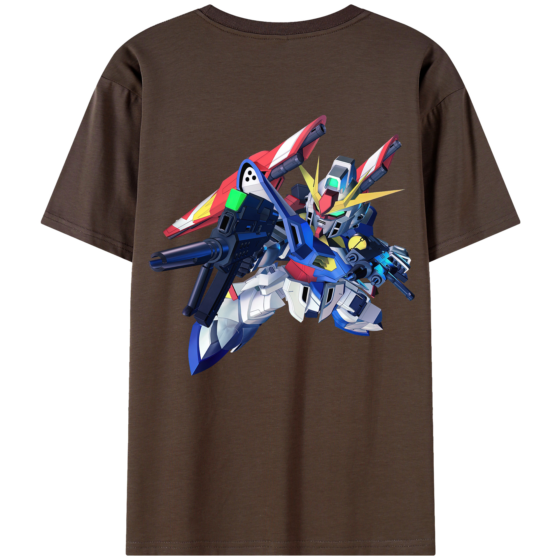 （画像用） 機動戦士ガンダム Mobile Suit Gundam 綿100％半袖Tシャツ（背面プリント）