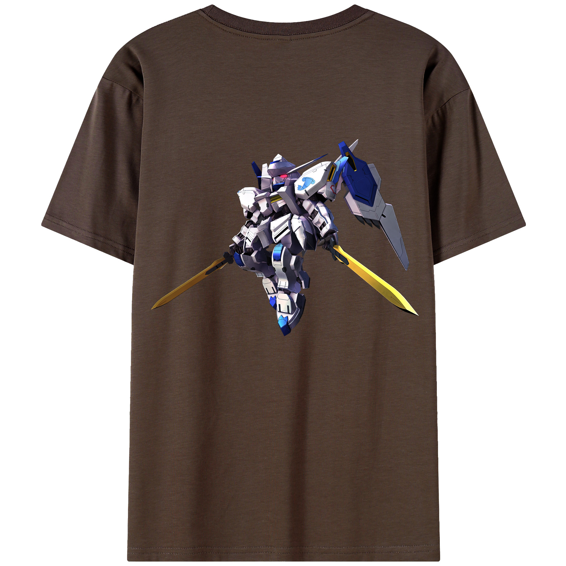 （画像用） 機動戦士ガンダム Mobile Suit Gundam 綿100％半袖Tシャツ（背面プリント）