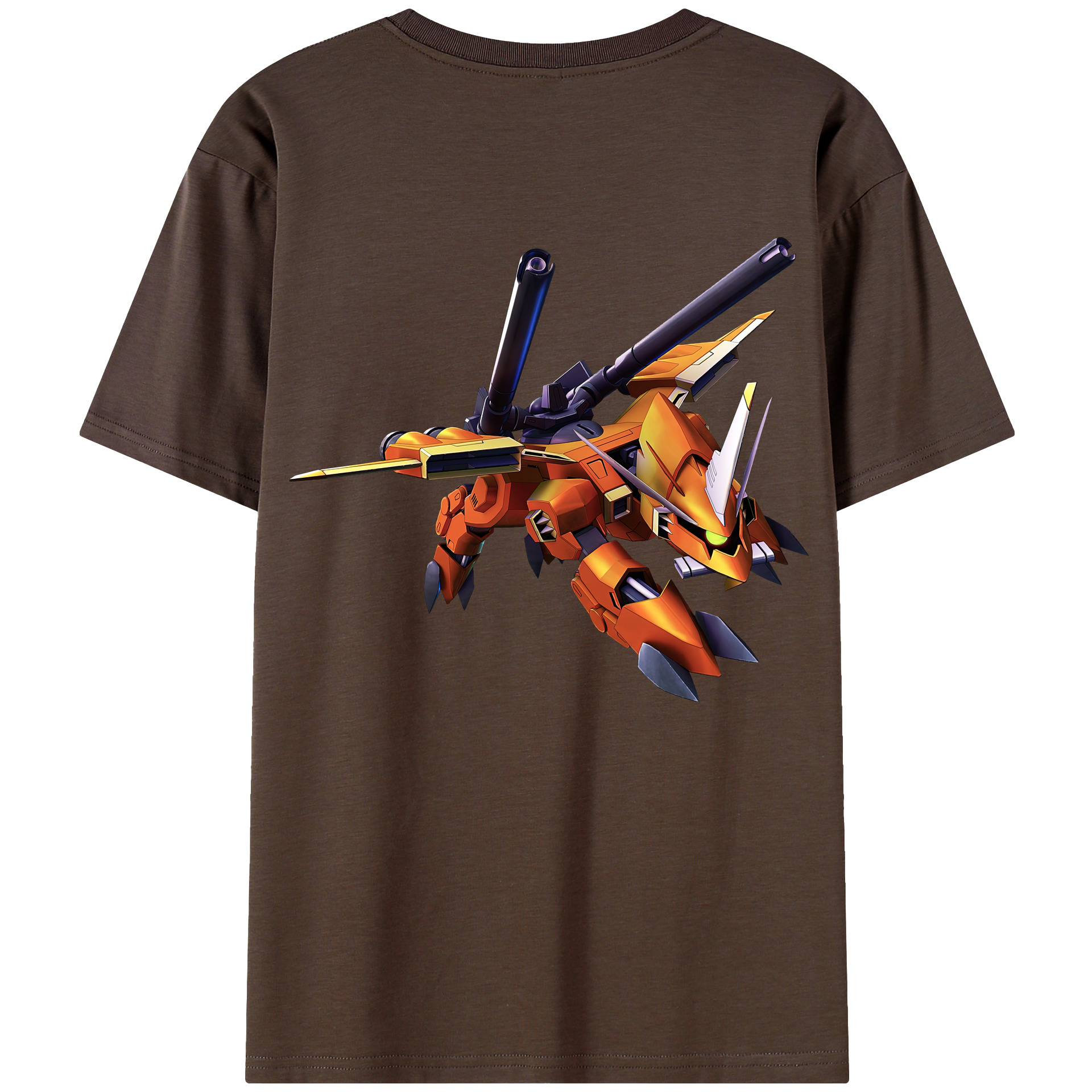（画像用） 機動戦士ガンダム Mobile Suit Gundam 綿100％半袖Tシャツ（背面プリント）
