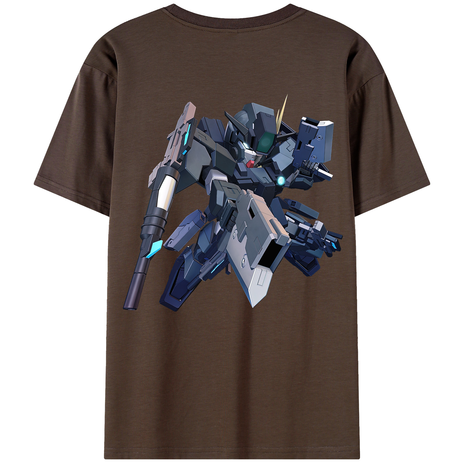 （画像用） 機動戦士ガンダム Mobile Suit Gundam 綿100％半袖Tシャツ（背面プリント）