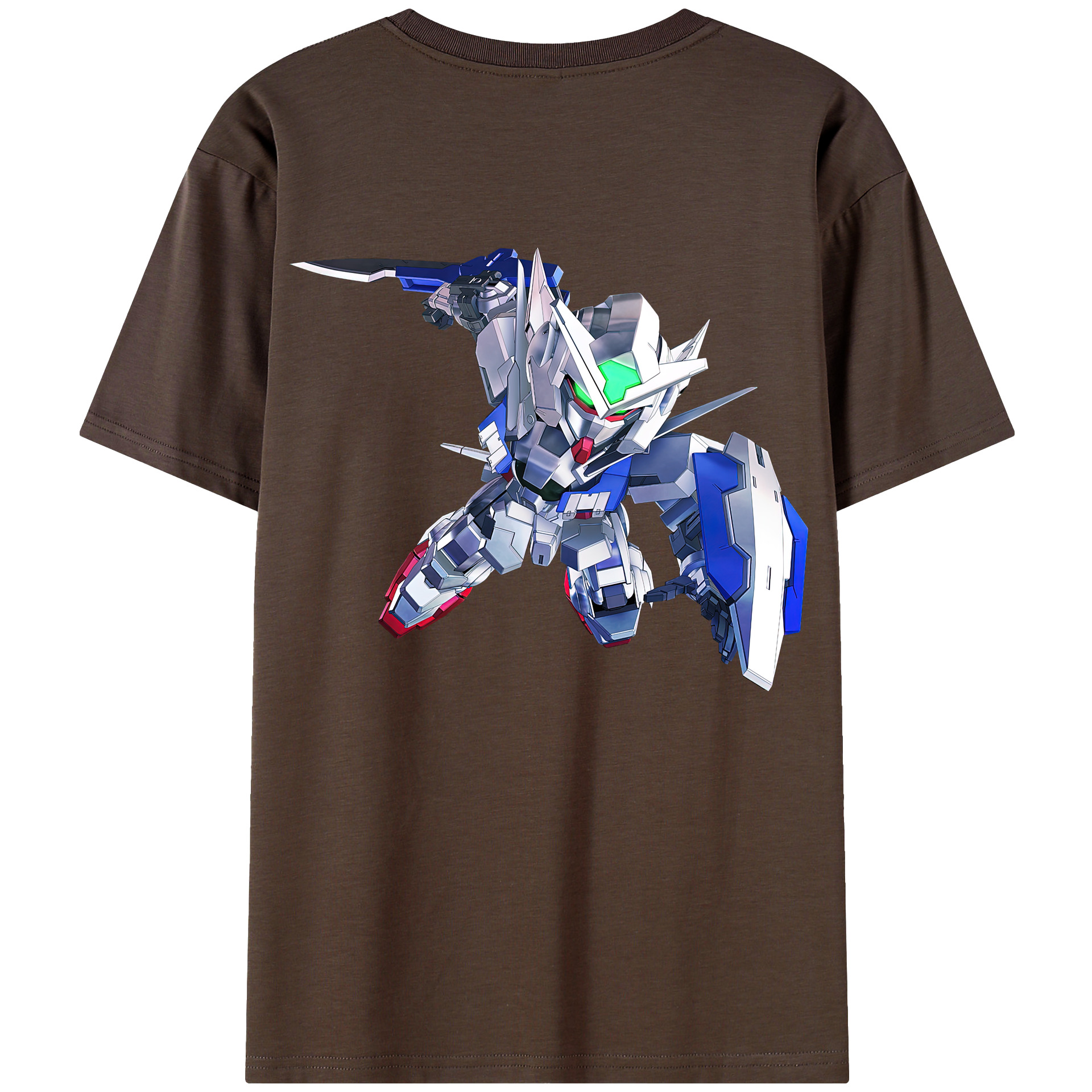 （画像用） 機動戦士ガンダム Mobile Suit Gundam 綿100％半袖Tシャツ（背面プリント）