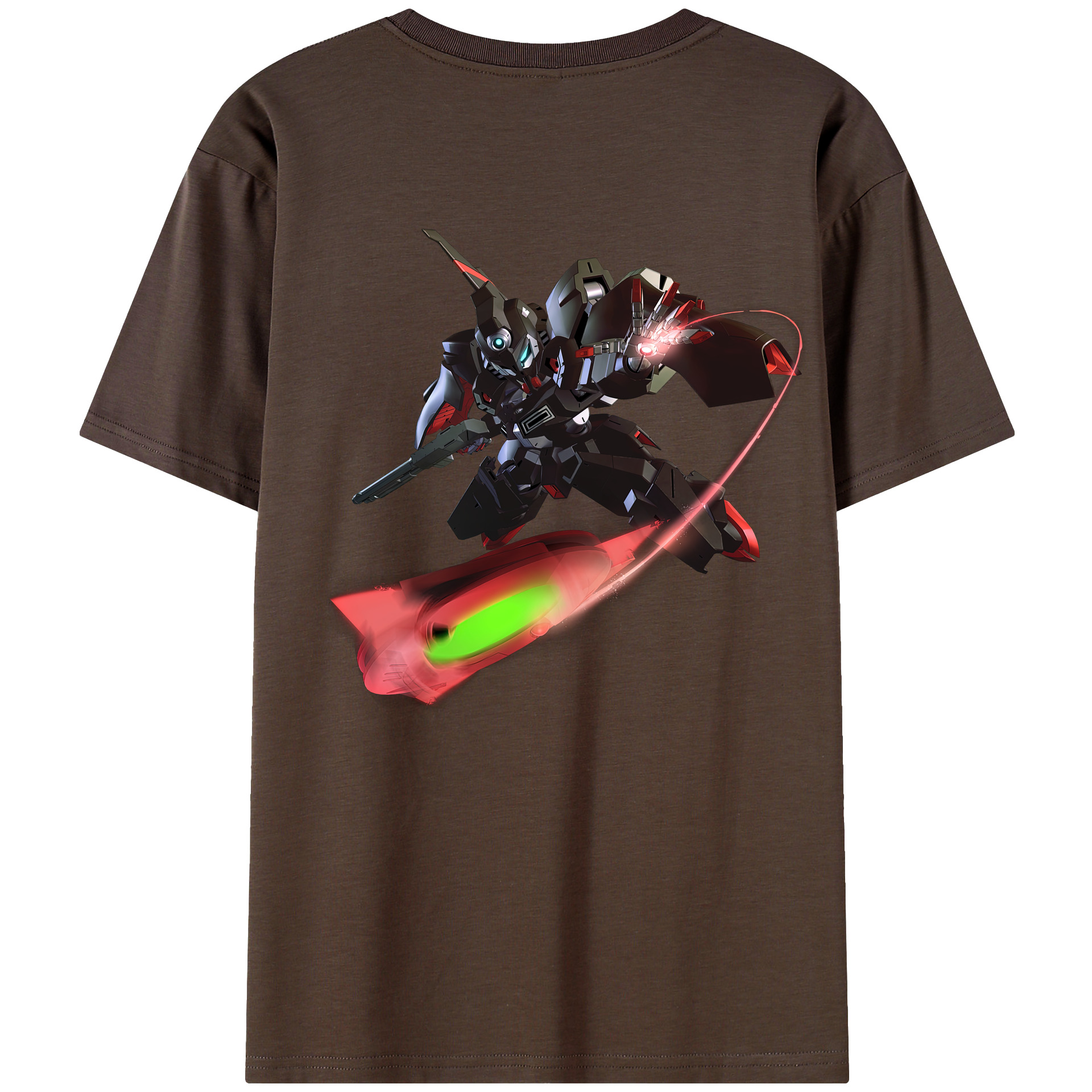 （画像用） 機動戦士ガンダム Mobile Suit Gundam 綿100％半袖Tシャツ（背面プリント）