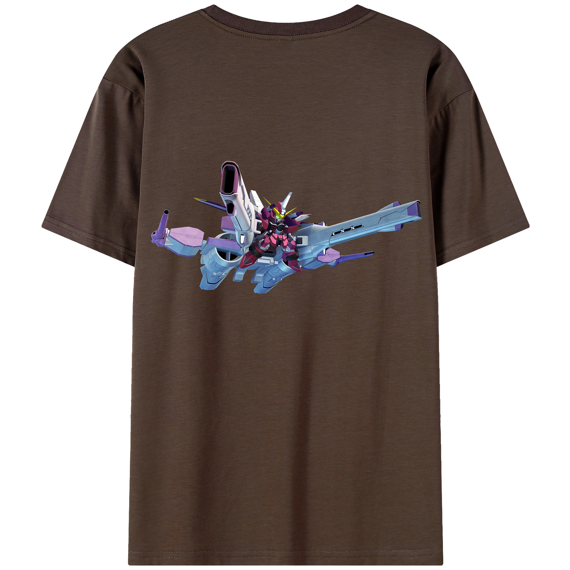 （画像用） 機動戦士ガンダム Mobile Suit Gundam 綿100％半袖Tシャツ（背面プリント）