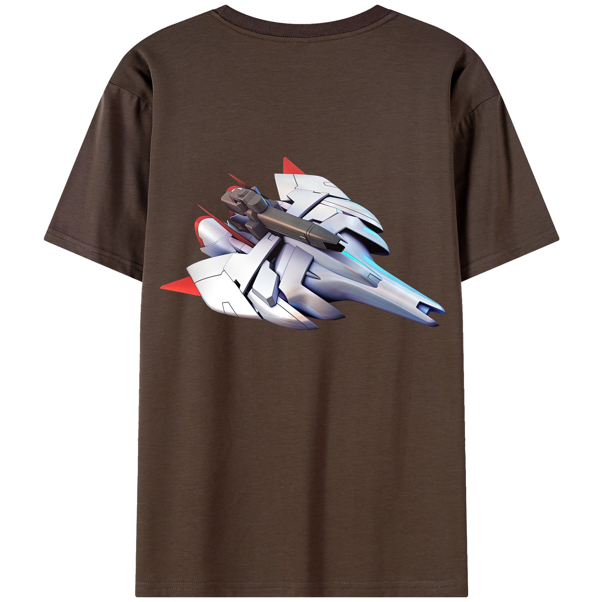 （画像用） 機動戦士ガンダム Mobile Suit Gundam 綿100％半袖Tシャツ（背面プリント）