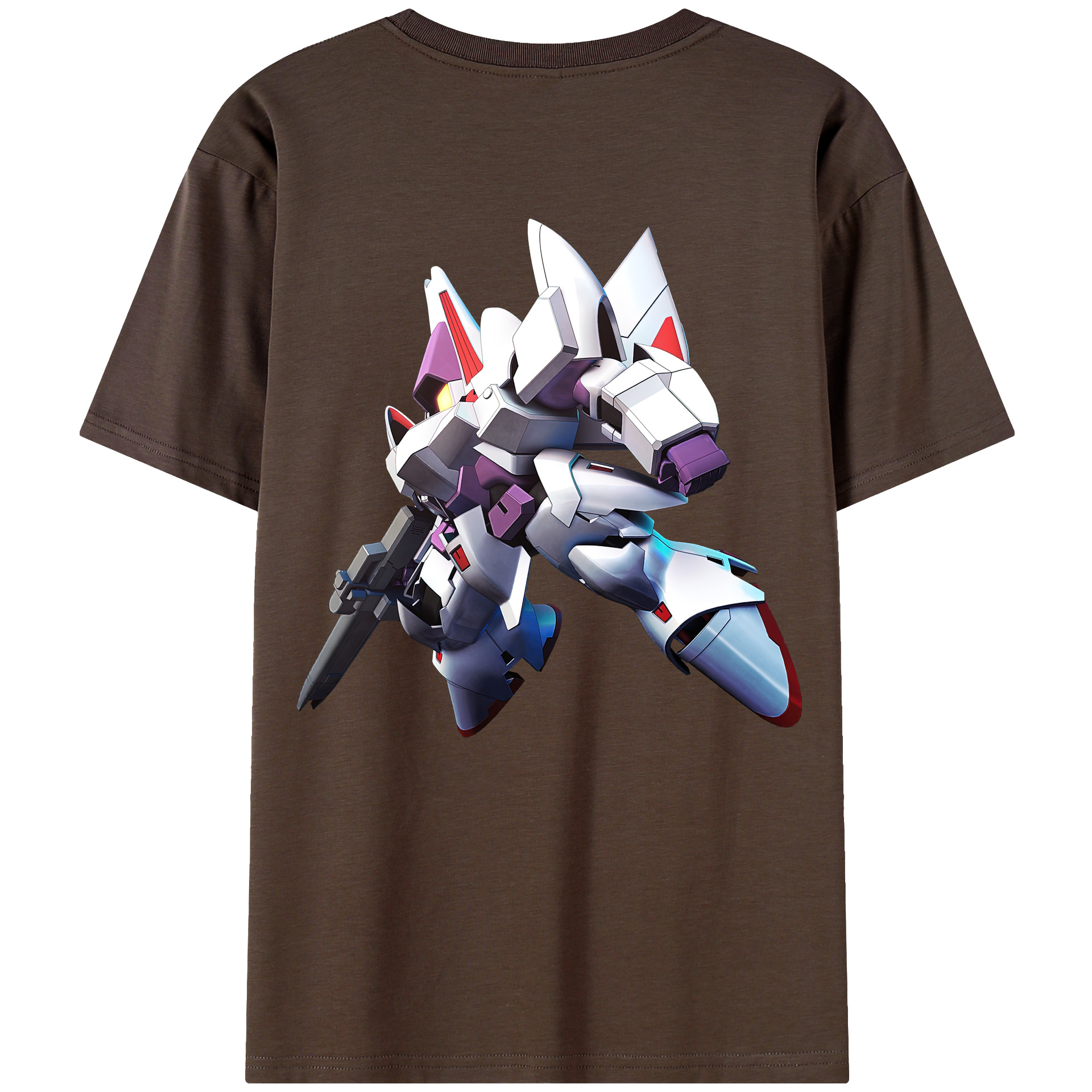 （画像用） 機動戦士ガンダム Mobile Suit Gundam 綿100％半袖Tシャツ（背面プリント）