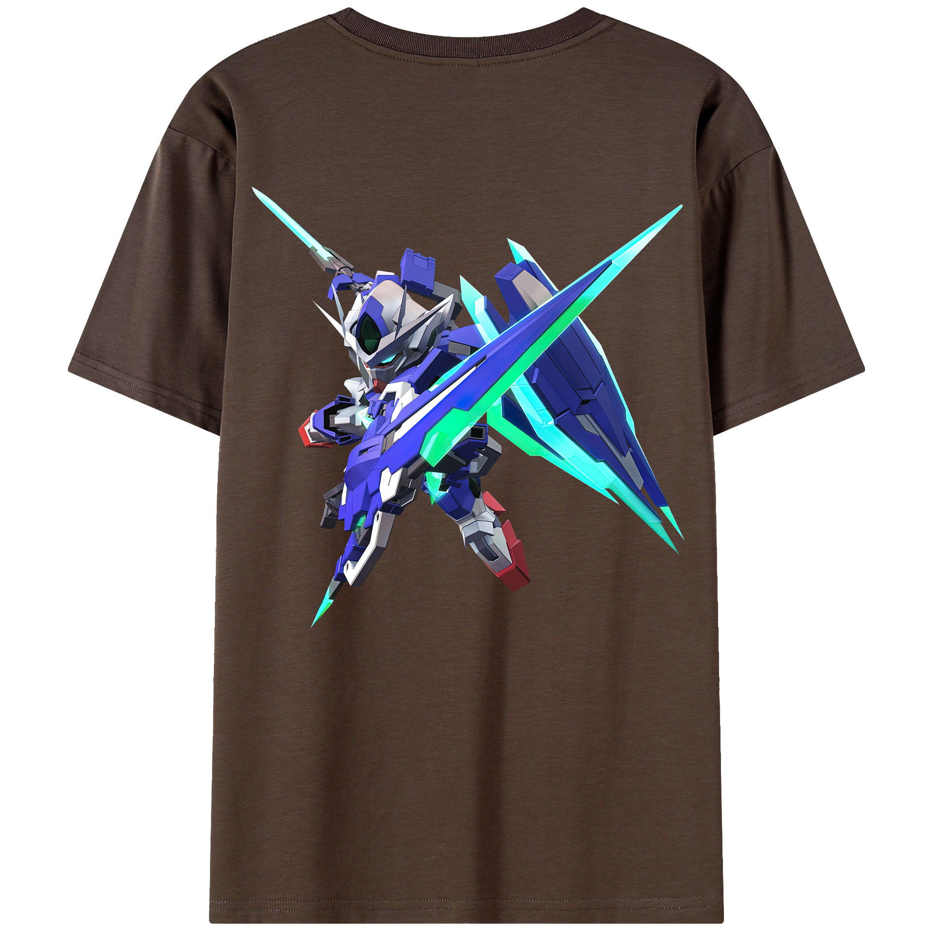 （画像用） 機動戦士ガンダム Mobile Suit Gundam 綿100％半袖Tシャツ（背面プリント）