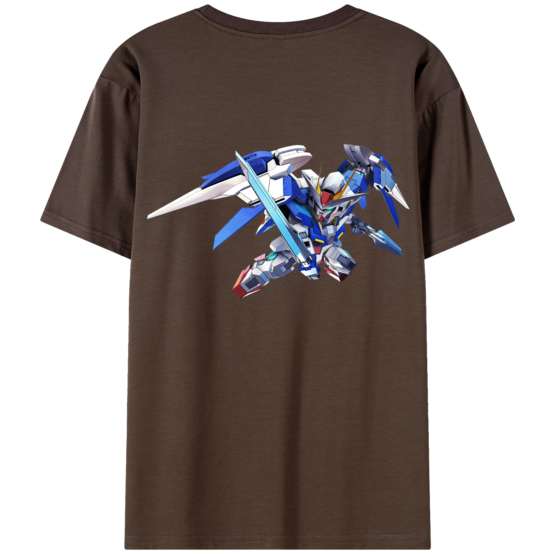（画像用） 機動戦士ガンダム Mobile Suit Gundam 綿100％半袖Tシャツ（背面プリント）