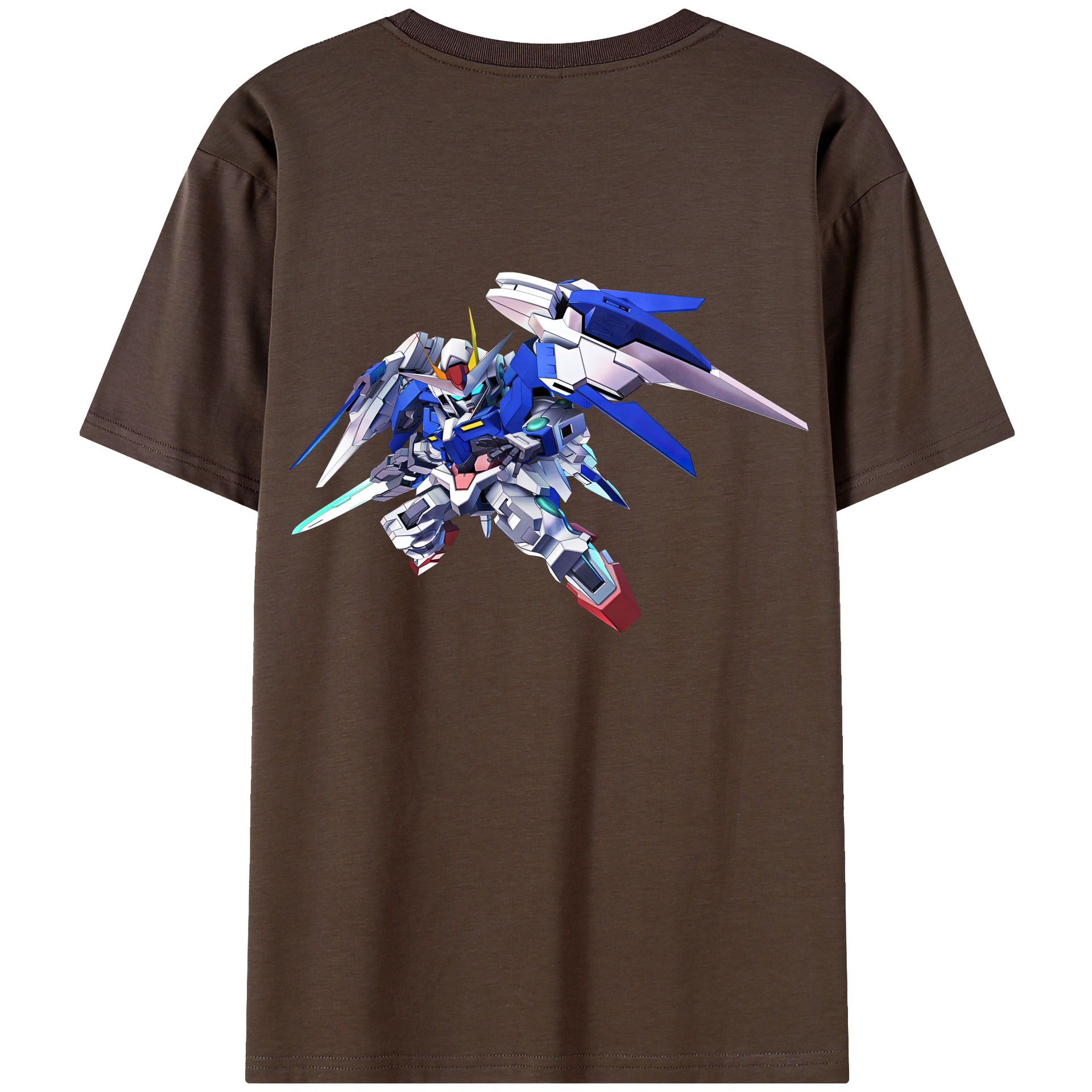 （画像用） 機動戦士ガンダム Mobile Suit Gundam 綿100％半袖Tシャツ（背面プリント）