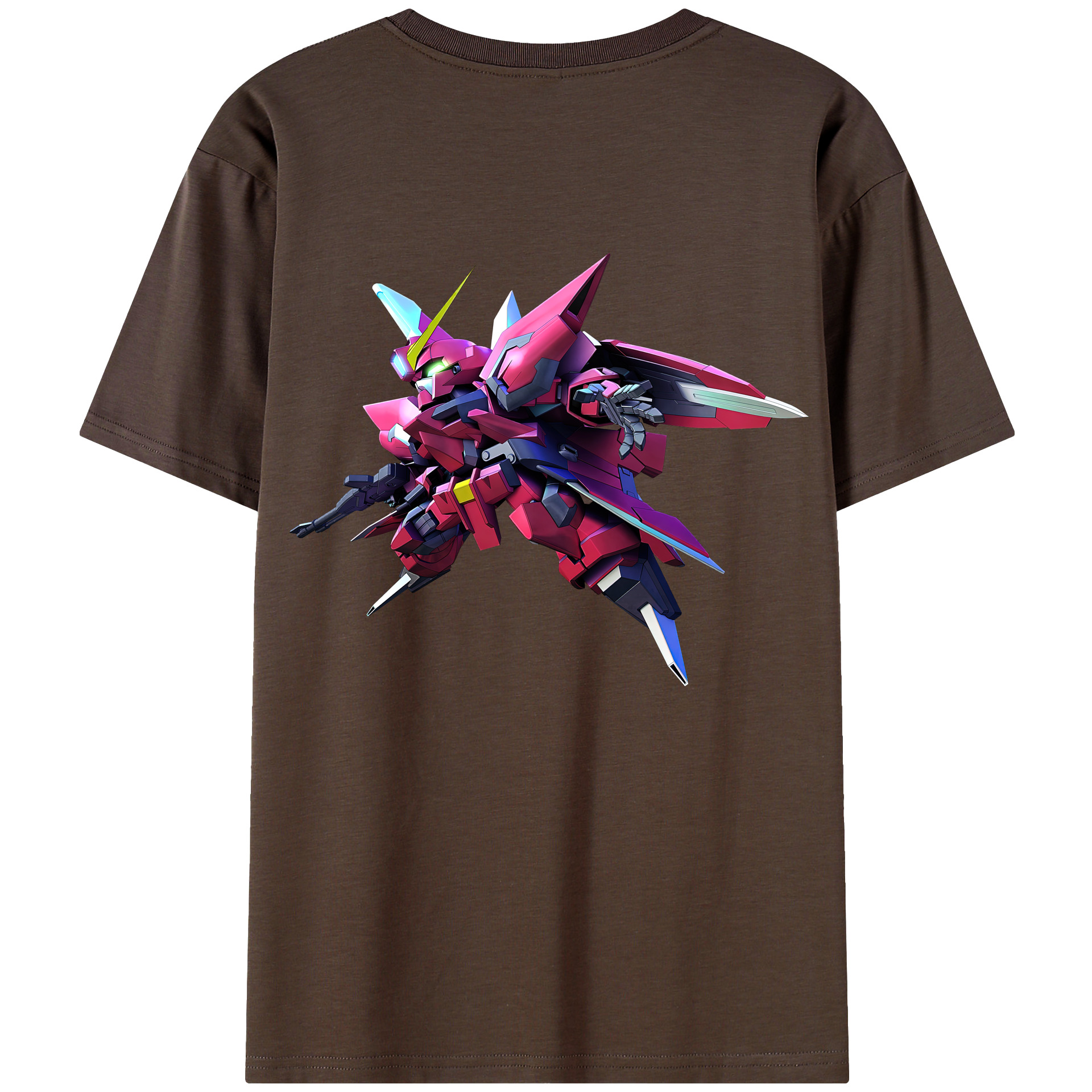 （画像用） 機動戦士ガンダム Mobile Suit Gundam 綿100％半袖Tシャツ（背面プリント）