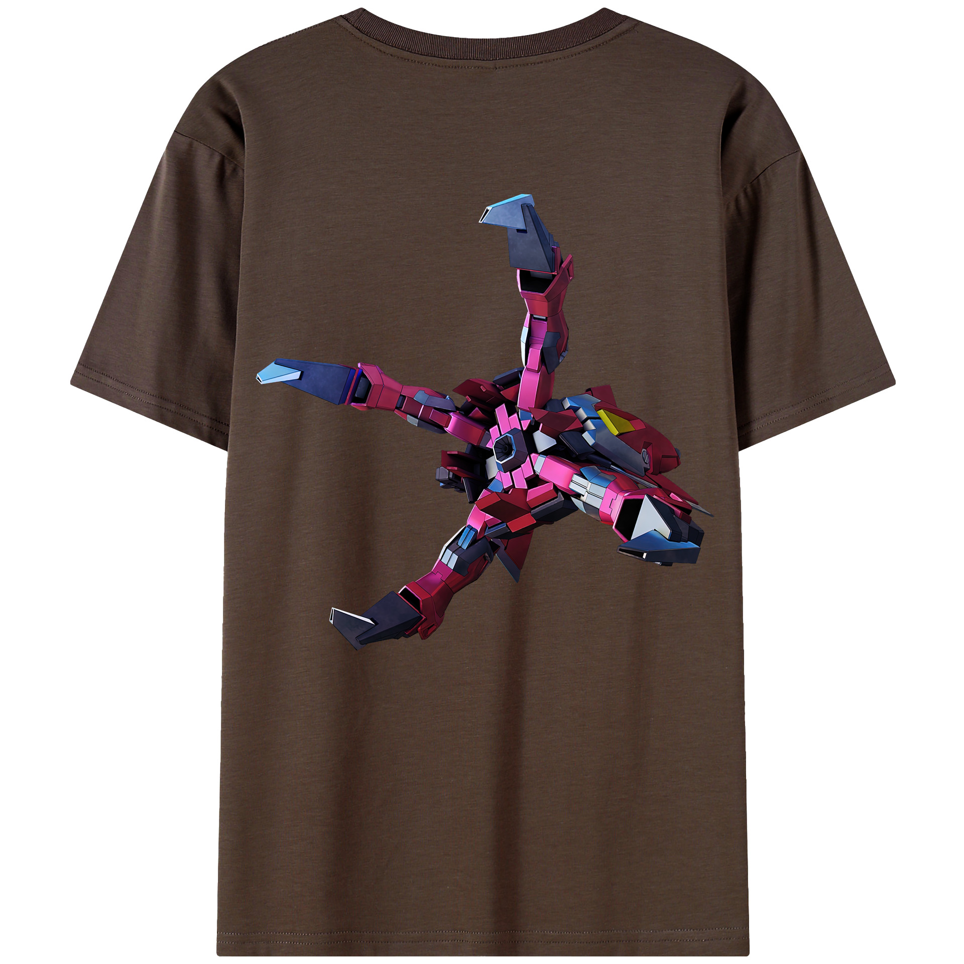 （画像用） 機動戦士ガンダム Mobile Suit Gundam 綿100％半袖Tシャツ（背面プリント）