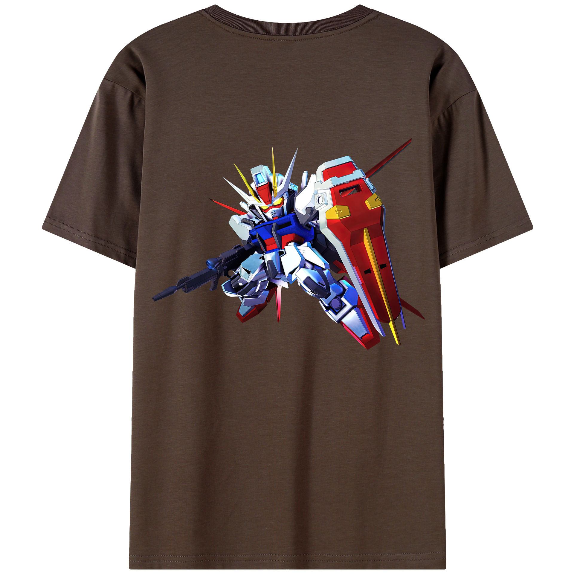 （画像用） 機動戦士ガンダム Mobile Suit Gundam 綿100％半袖Tシャツ（背面プリント）