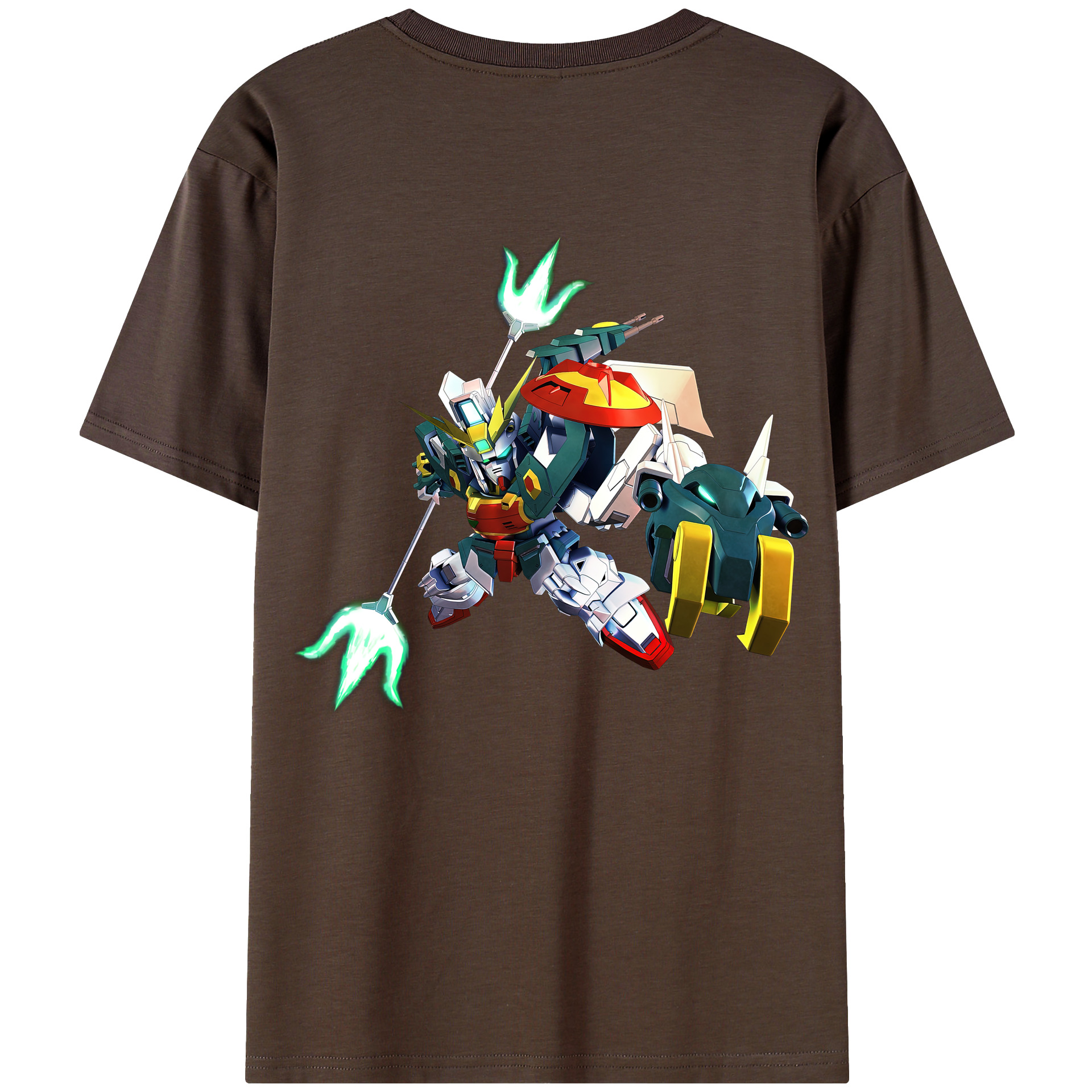 （画像用） 機動戦士ガンダム Mobile Suit Gundam 綿100％半袖Tシャツ（背面プリント）