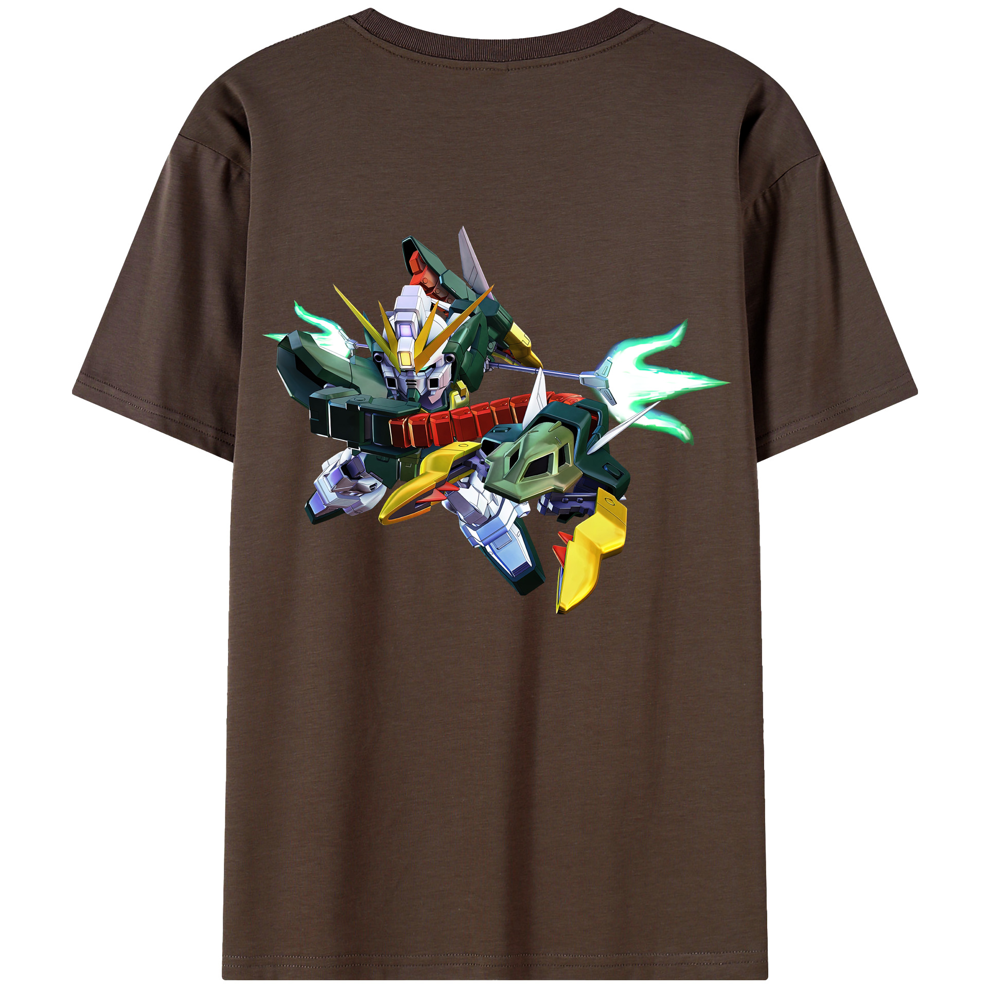 （画像用） 機動戦士ガンダム Mobile Suit Gundam 綿100％半袖Tシャツ（背面プリント）