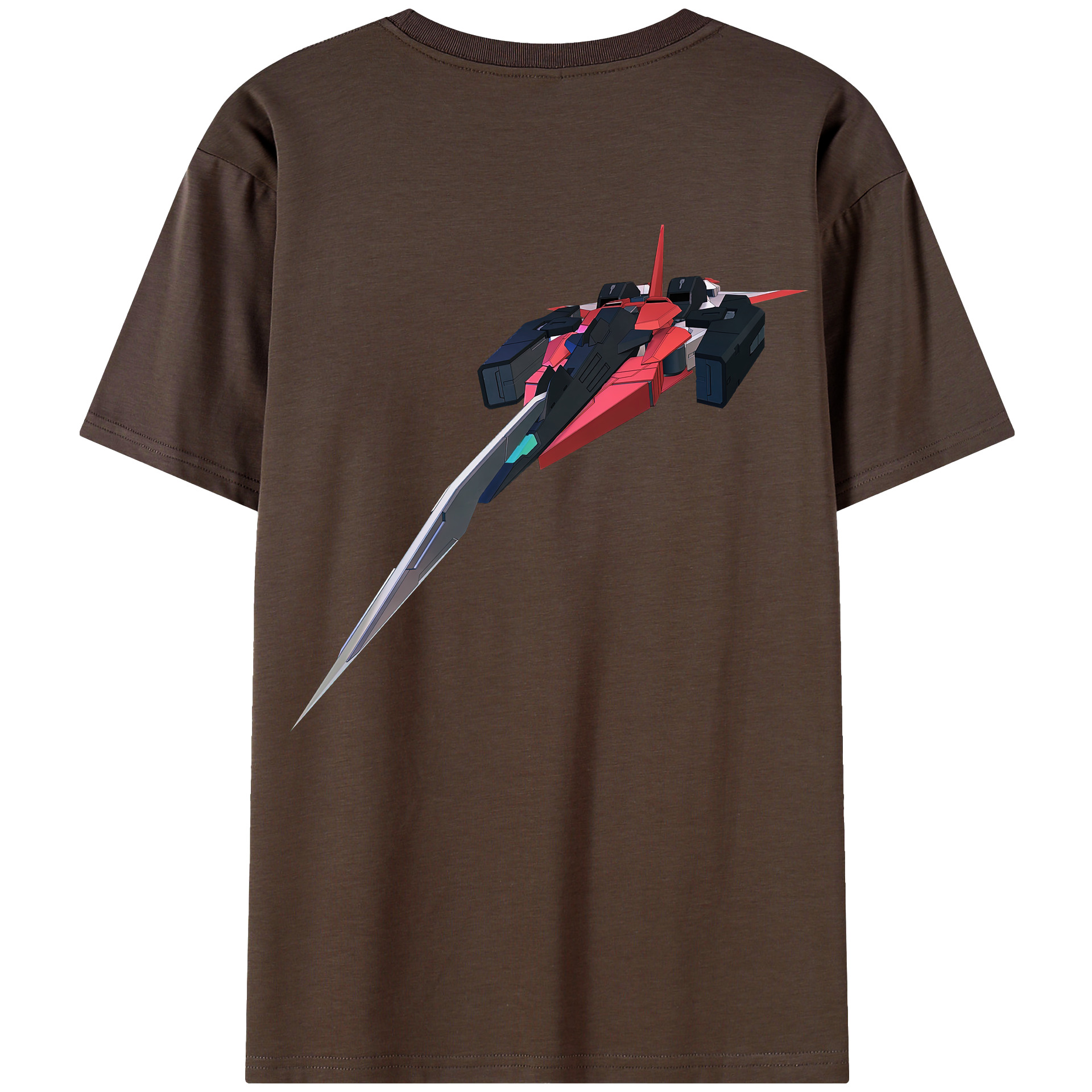 （画像用） 機動戦士ガンダム Mobile Suit Gundam 綿100％半袖Tシャツ（背面プリント）