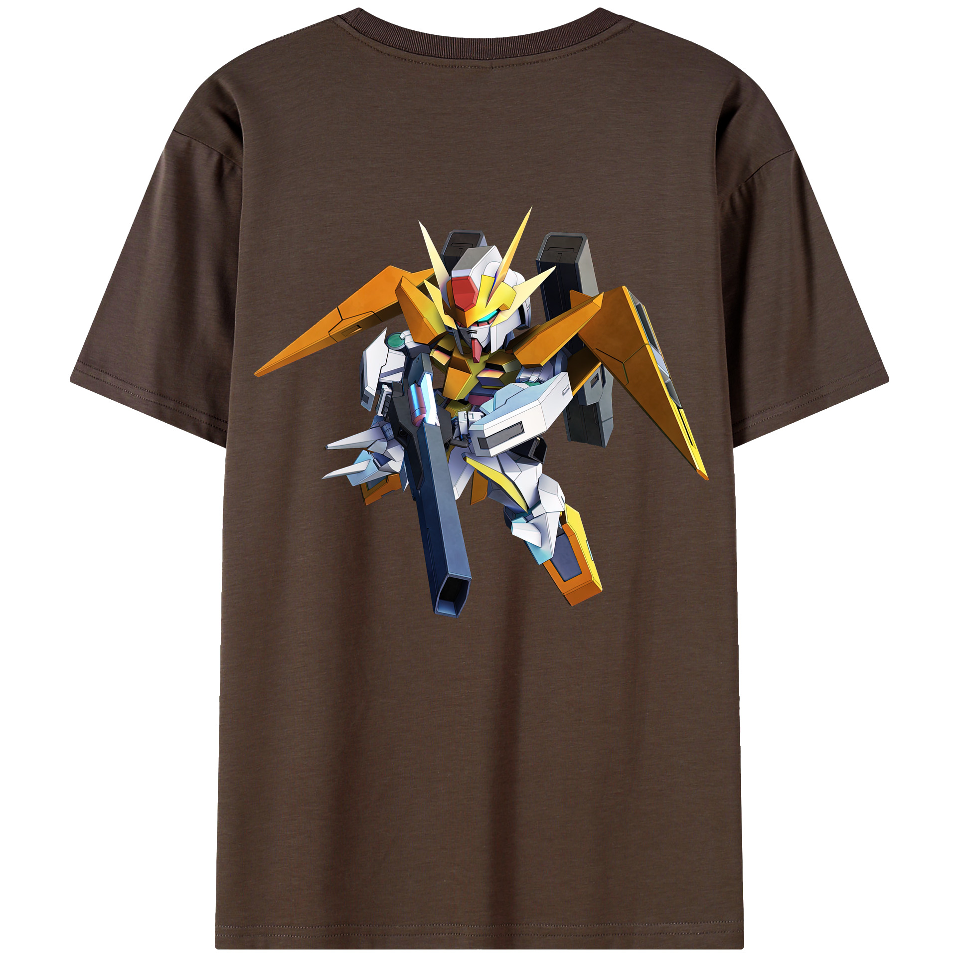 （画像用） 機動戦士ガンダム Mobile Suit Gundam 綿100％半袖Tシャツ（背面プリント）
