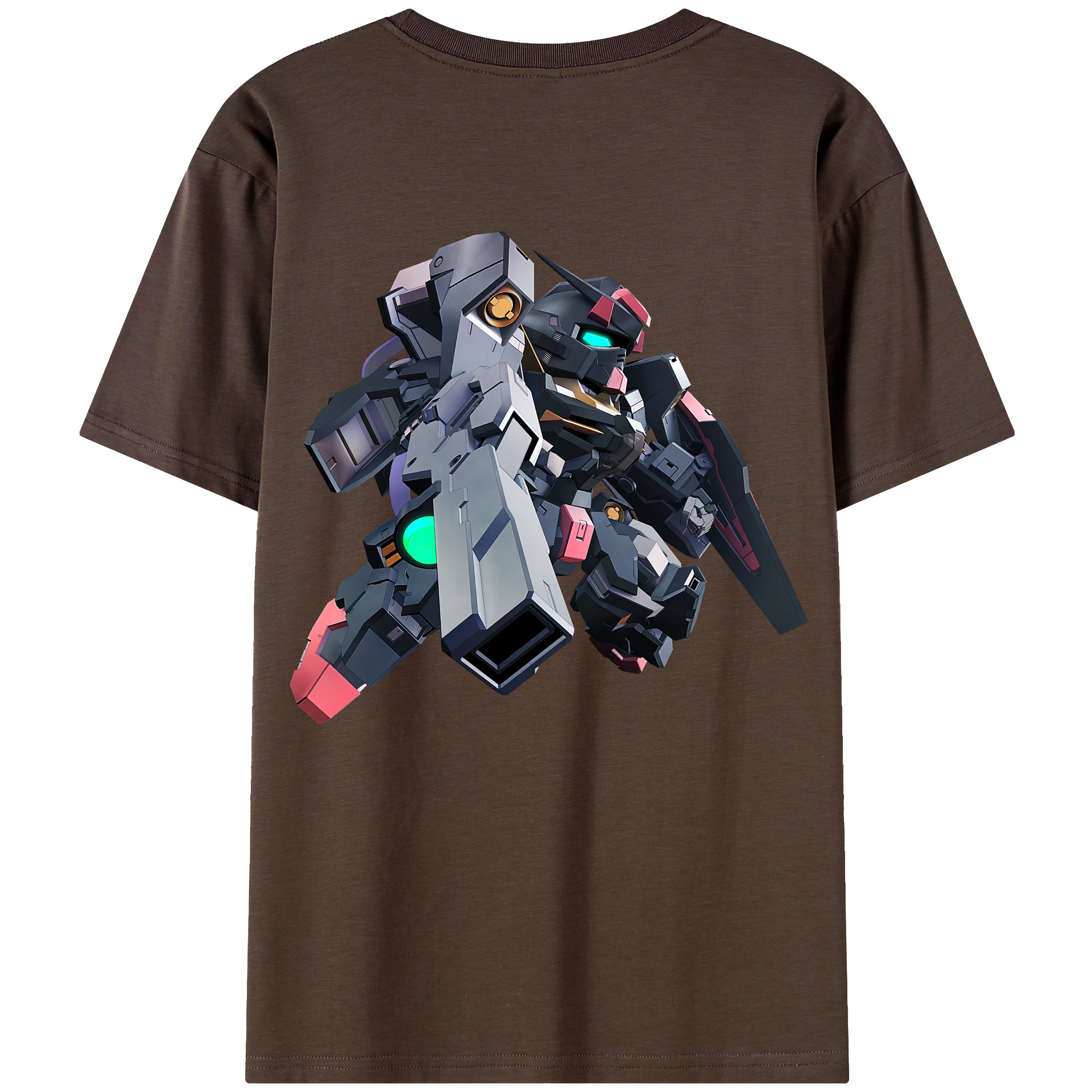 （画像用） 機動戦士ガンダム Mobile Suit Gundam 綿100％半袖Tシャツ（背面プリント）