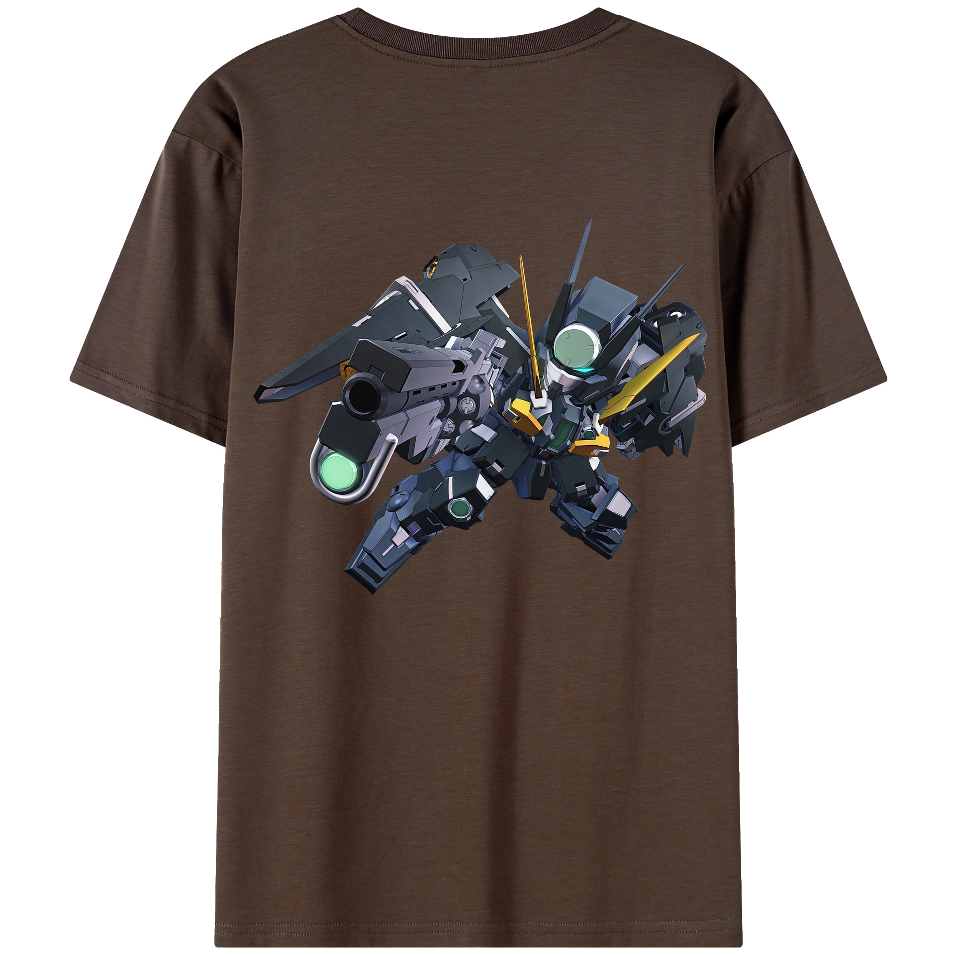 （画像用） 機動戦士ガンダム Mobile Suit Gundam 綿100％半袖Tシャツ（背面プリント）