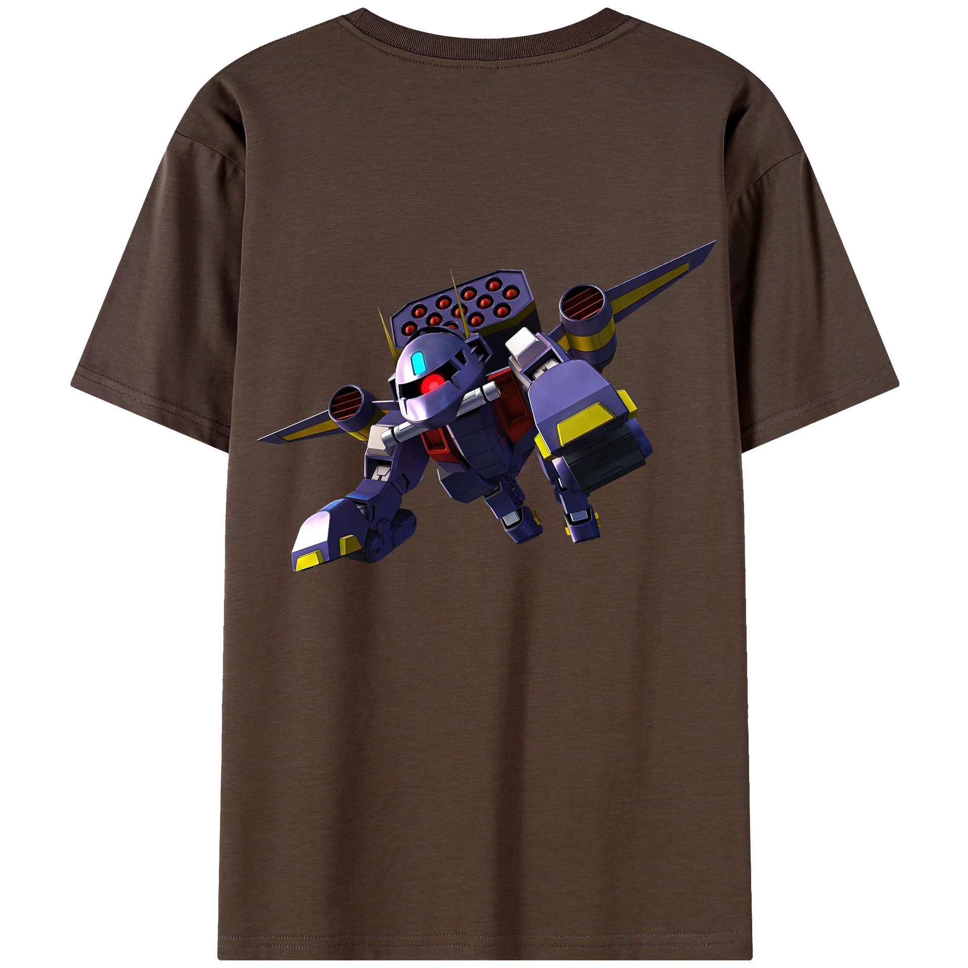 （画像用） 機動戦士ガンダム Mobile Suit Gundam 綿100％半袖Tシャツ（背面プリント）