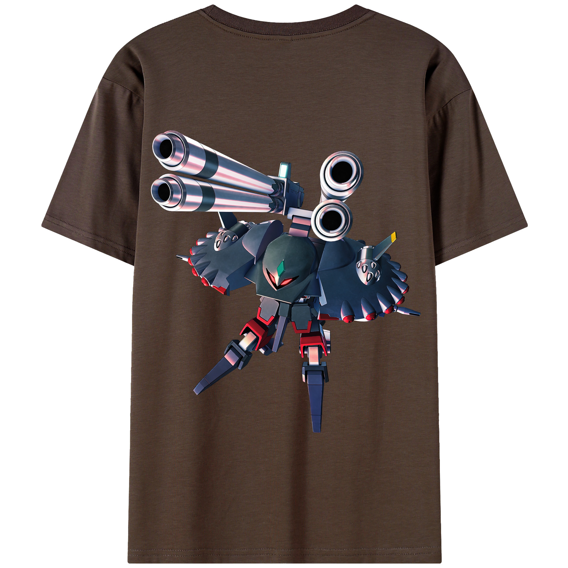 （画像用） 機動戦士ガンダム Mobile Suit Gundam 綿100％半袖Tシャツ（背面プリント）