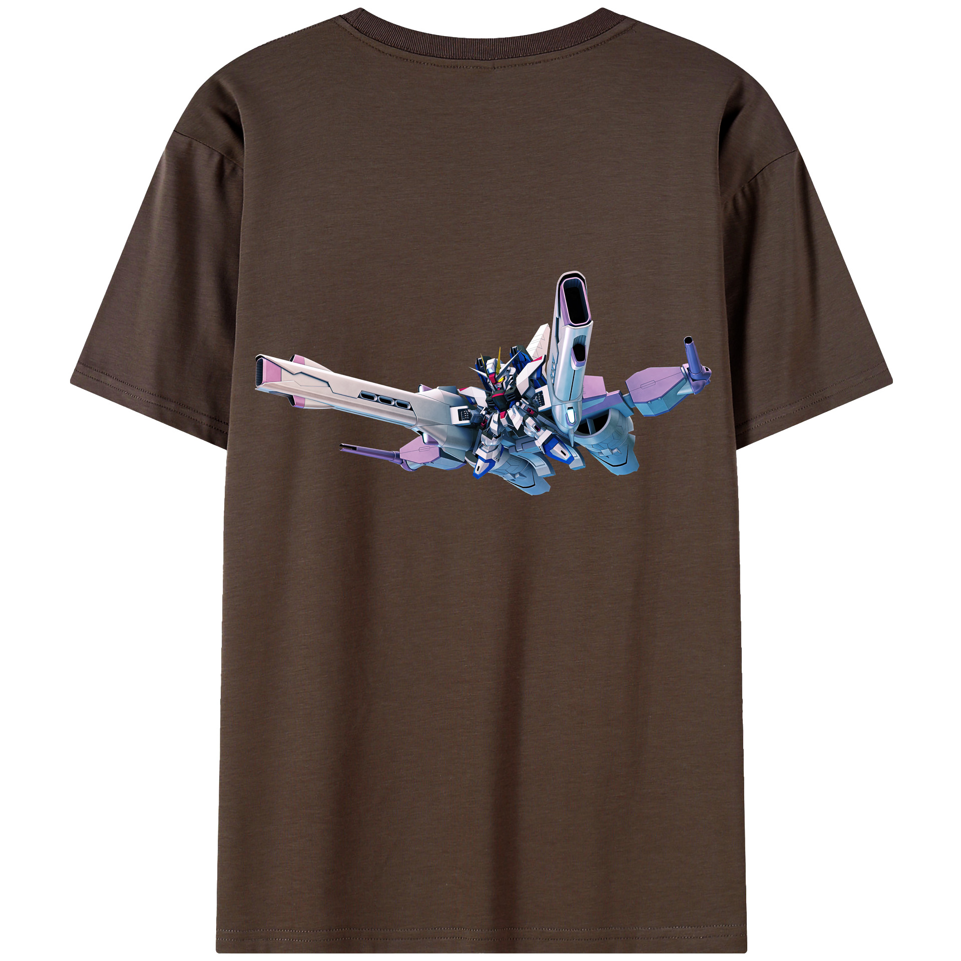 （画像用） 機動戦士ガンダム Mobile Suit Gundam 綿100％半袖Tシャツ（背面プリント）