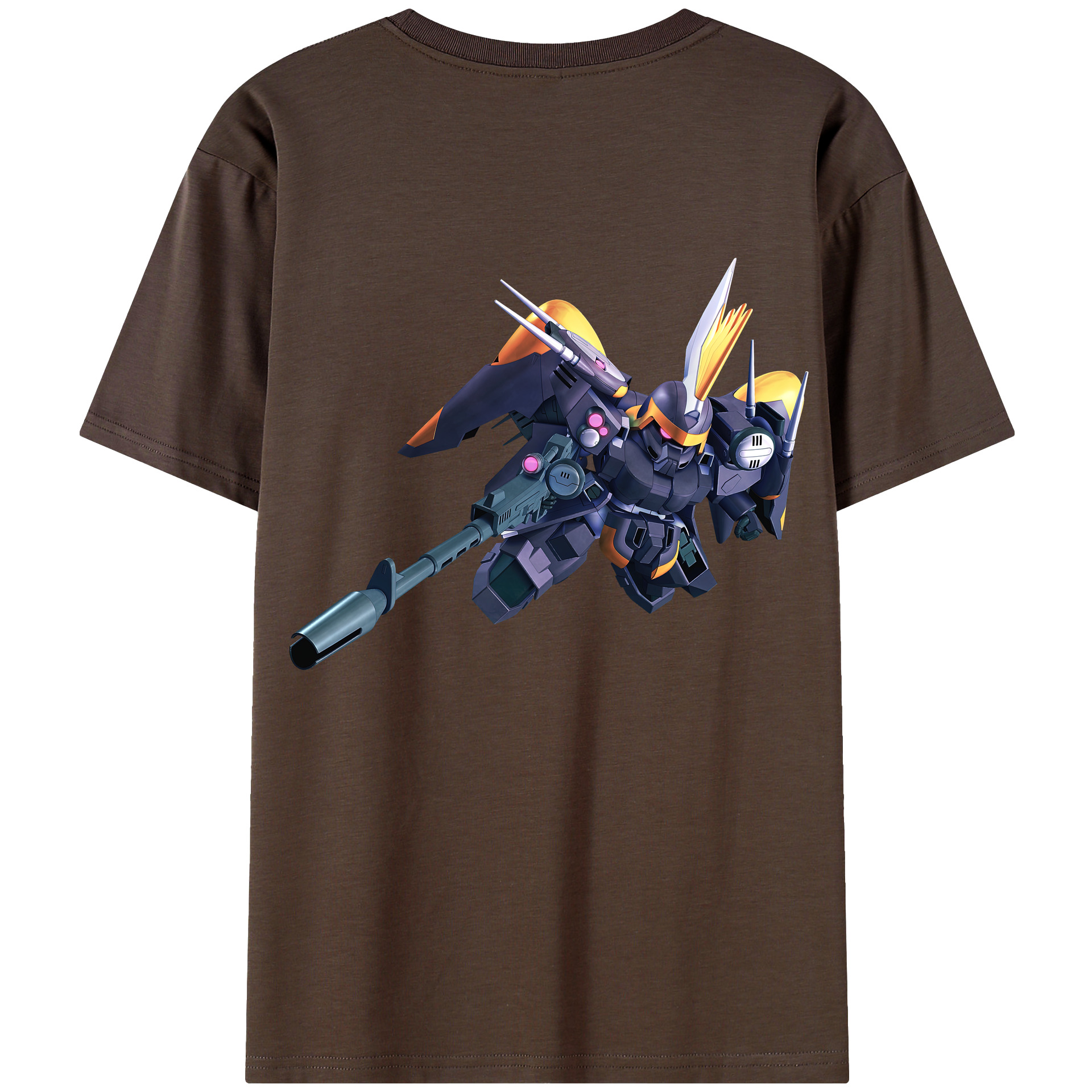 （画像用） 機動戦士ガンダム Mobile Suit Gundam 綿100％半袖Tシャツ（背面プリント）