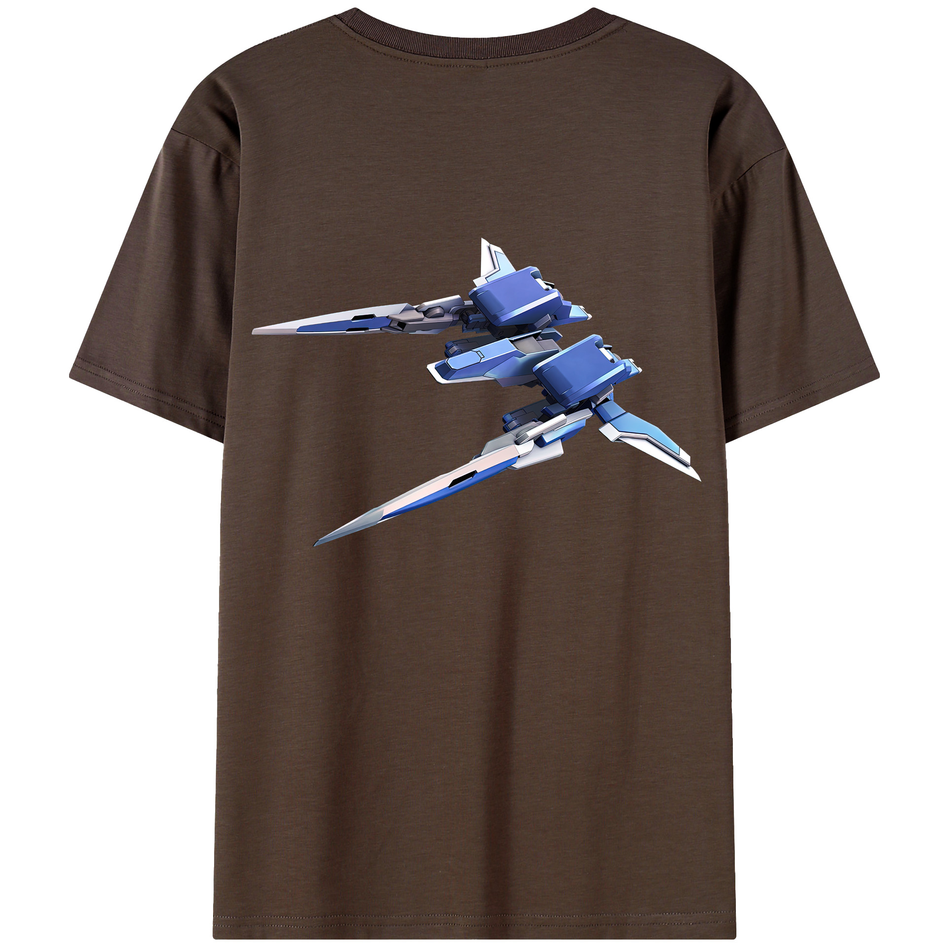 （画像用） 機動戦士ガンダム Mobile Suit Gundam 綿100％半袖Tシャツ（背面プリント）