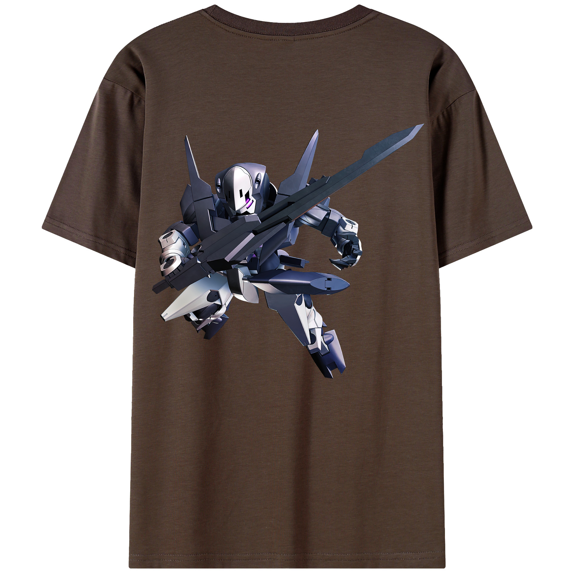 （画像用） 機動戦士ガンダム Mobile Suit Gundam 綿100％半袖Tシャツ（背面プリント）