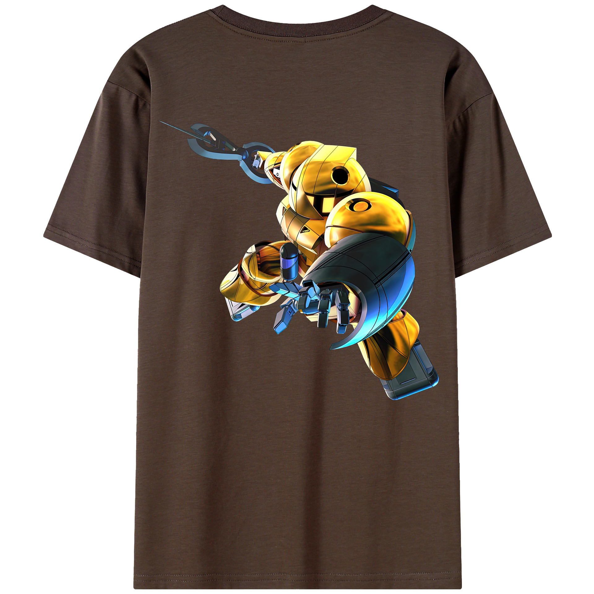（画像用） 機動戦士ガンダム Mobile Suit Gundam 綿100％半袖Tシャツ（背面プリント）