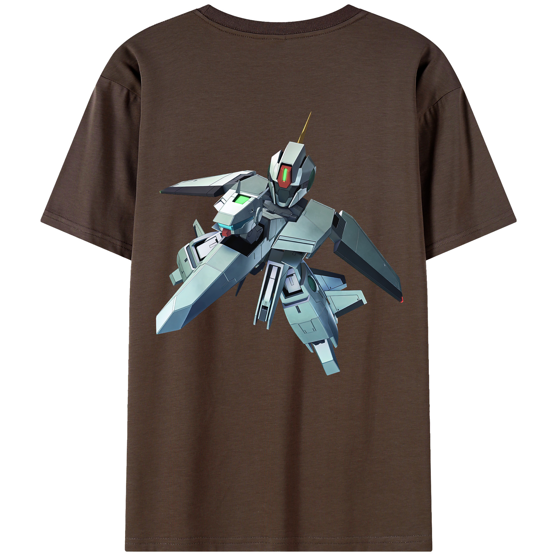 （画像用） 機動戦士ガンダム Mobile Suit Gundam 綿100％半袖Tシャツ（背面プリント）