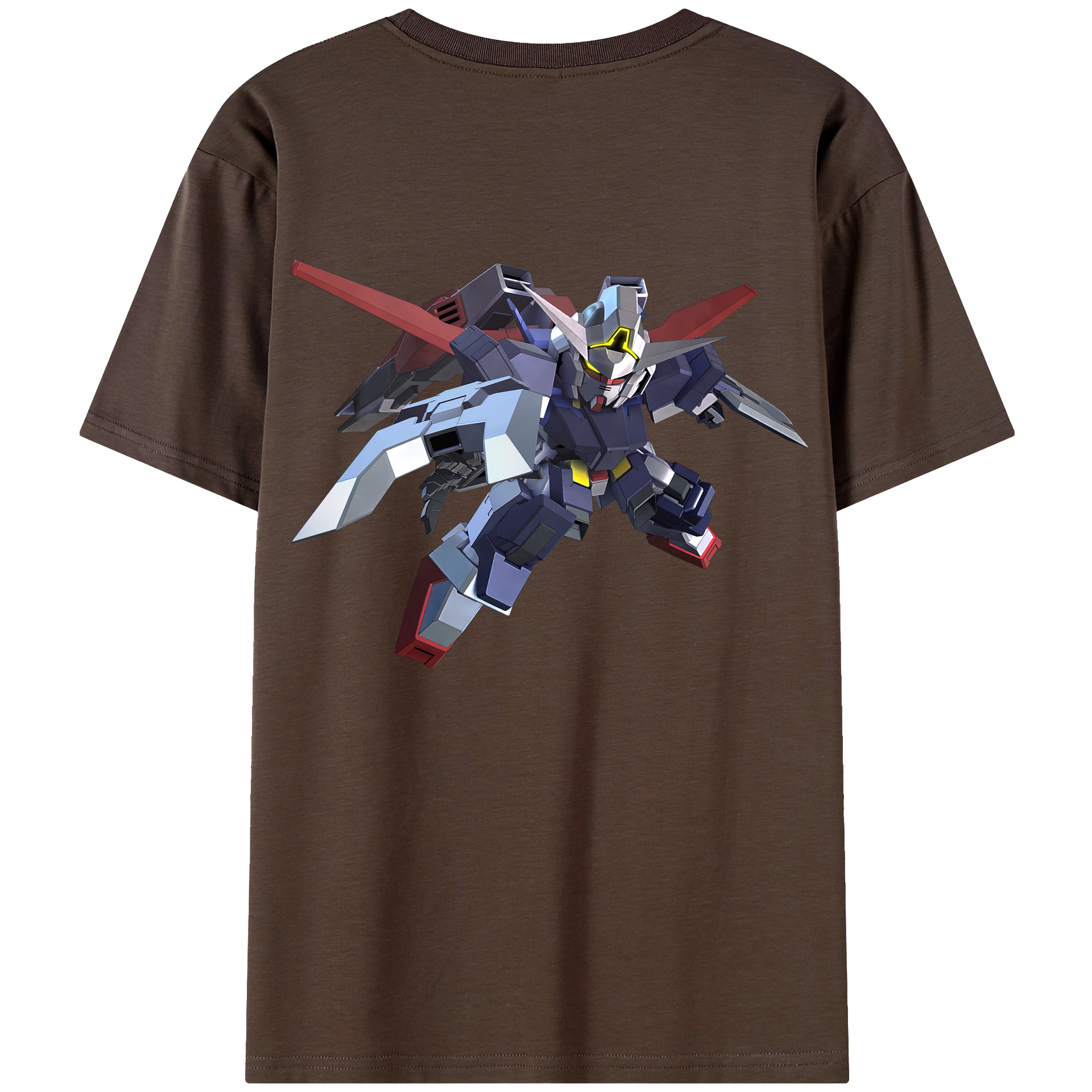 （画像用） 機動戦士ガンダム Mobile Suit Gundam 綿100％半袖Tシャツ（背面プリント）