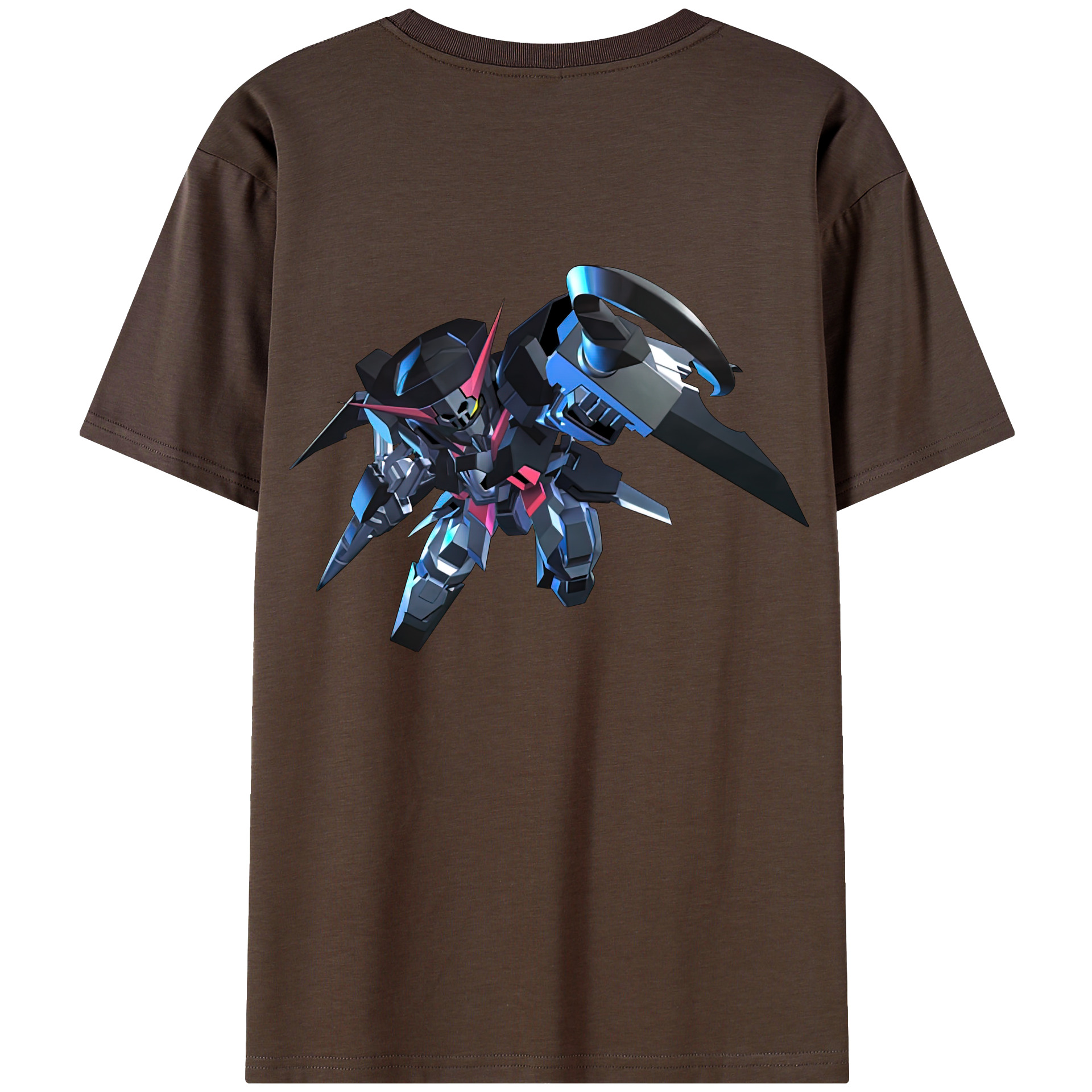 （画像用） 機動戦士ガンダム Mobile Suit Gundam 綿100％半袖Tシャツ（背面プリント）