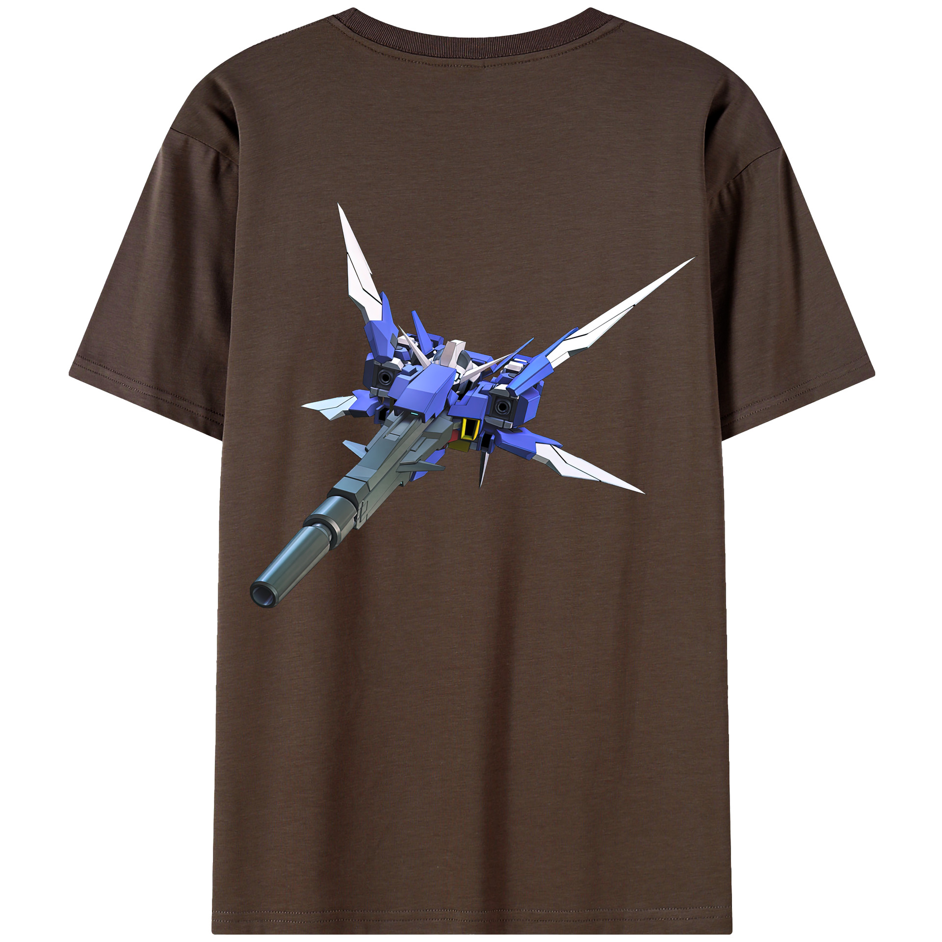 （画像用） 機動戦士ガンダム Mobile Suit Gundam 綿100％半袖Tシャツ（背面プリント）