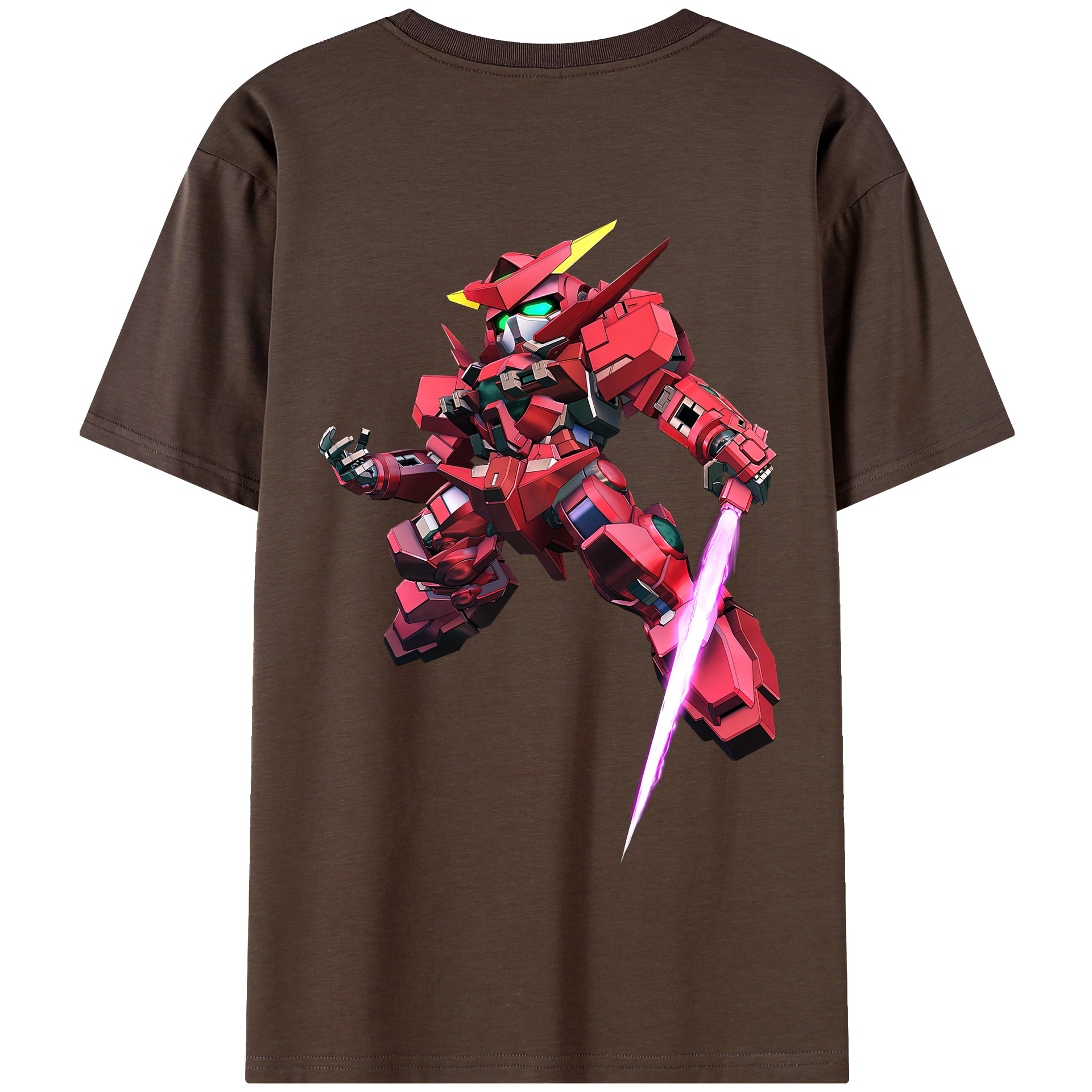 （画像用） 機動戦士ガンダム Mobile Suit Gundam 綿100％半袖Tシャツ（背面プリント）