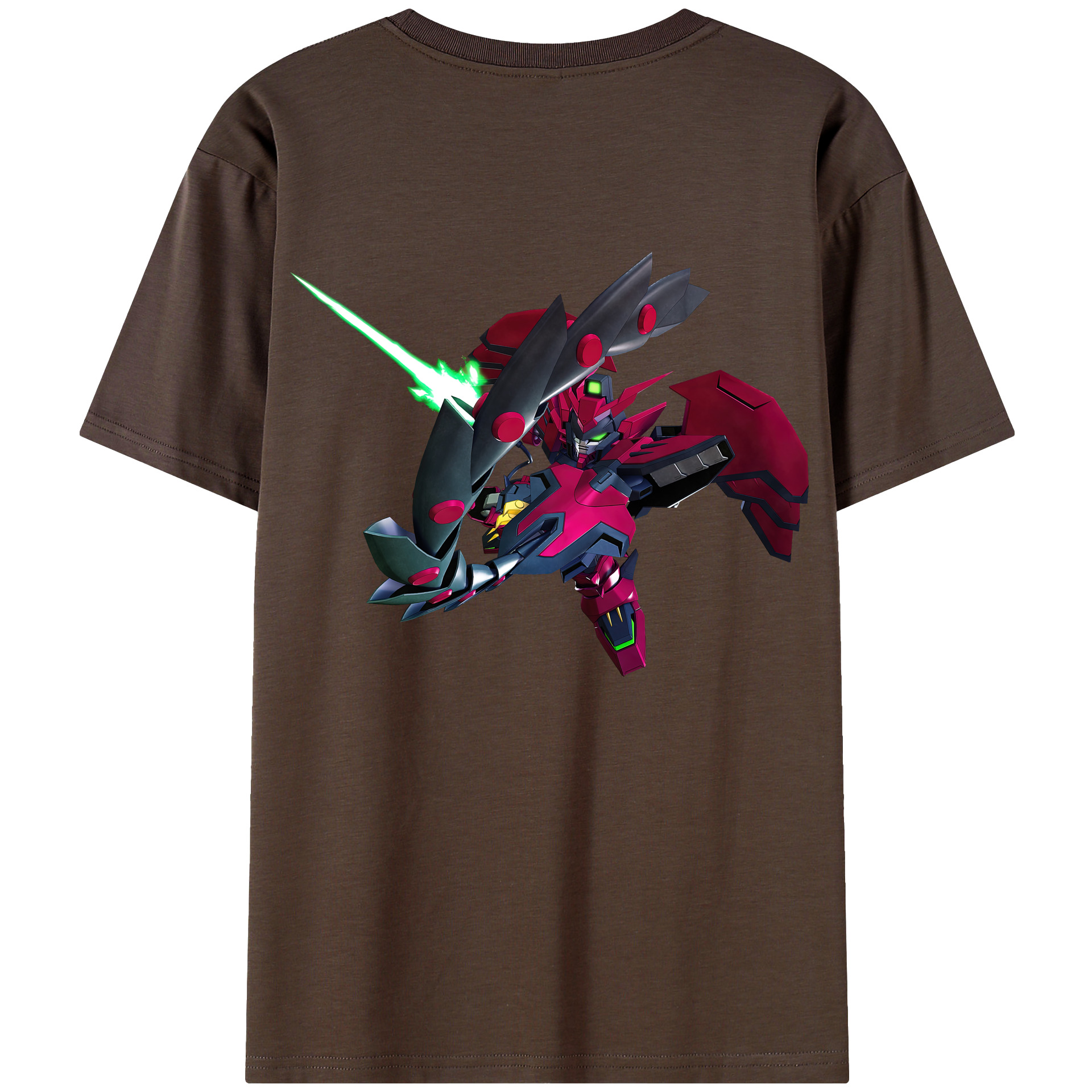 （画像用） 機動戦士ガンダム Mobile Suit Gundam 綿100％半袖Tシャツ（背面プリント）