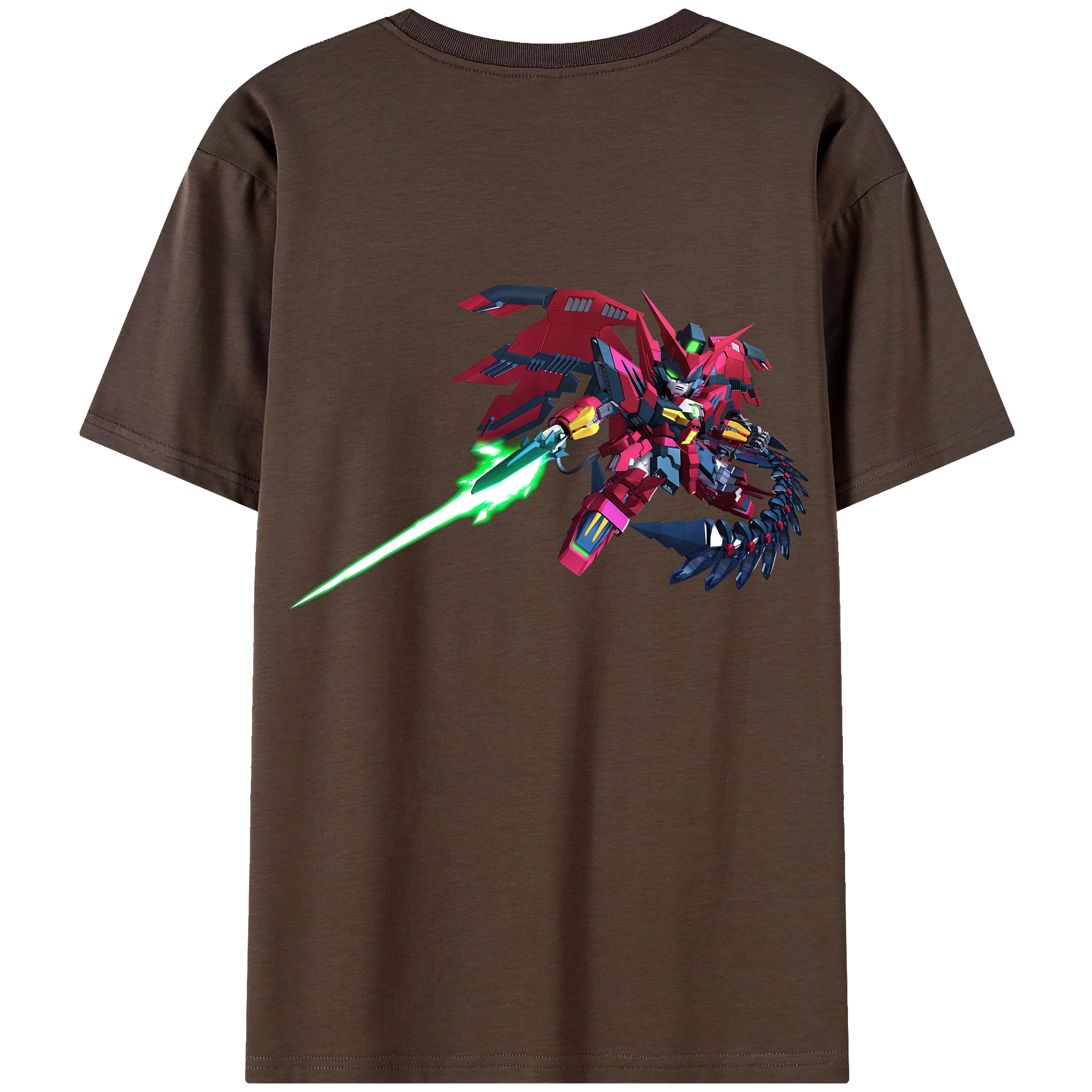 （画像用） 機動戦士ガンダム Mobile Suit Gundam 綿100％半袖Tシャツ（背面プリント）