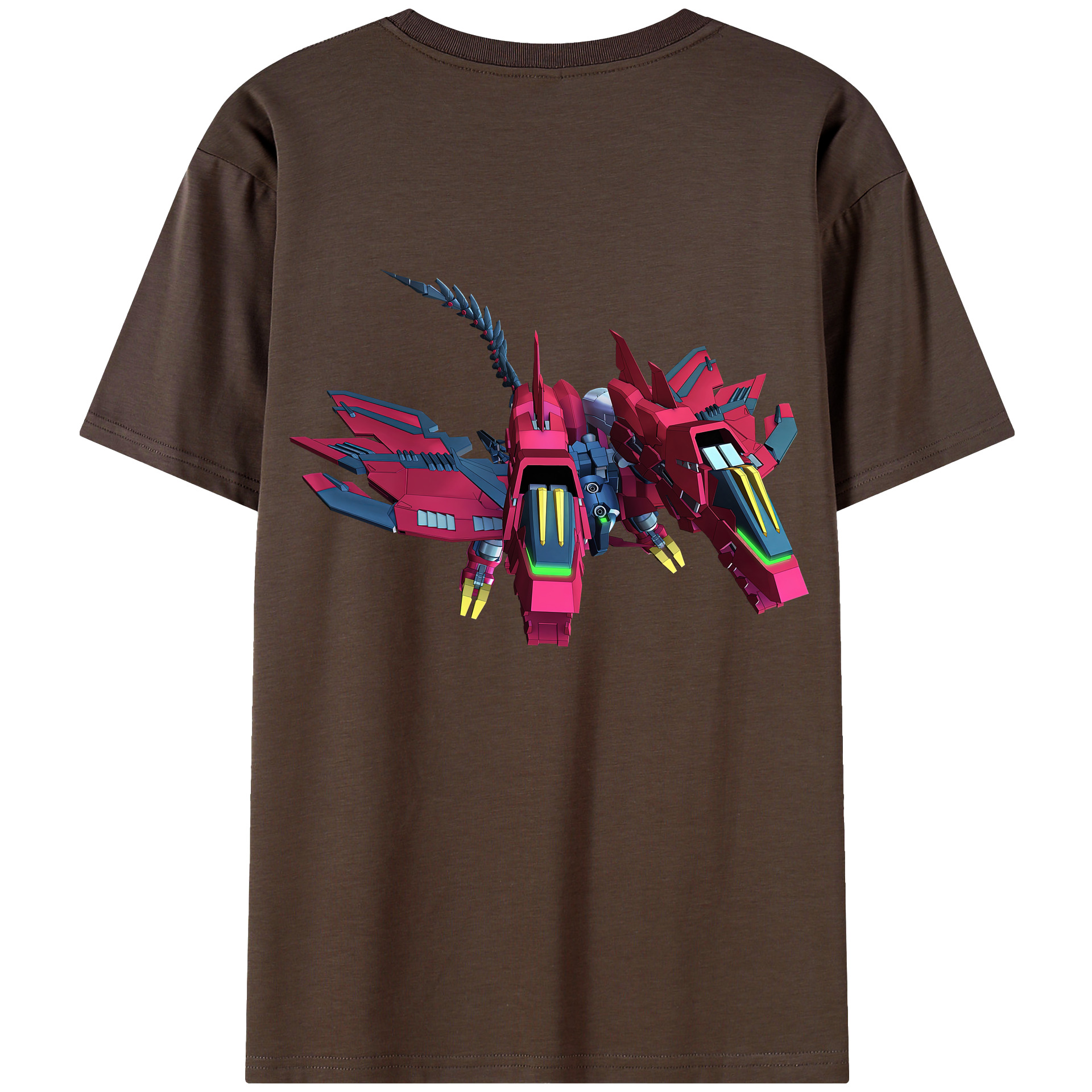 （画像用） 機動戦士ガンダム Mobile Suit Gundam 綿100％半袖Tシャツ（背面プリント）