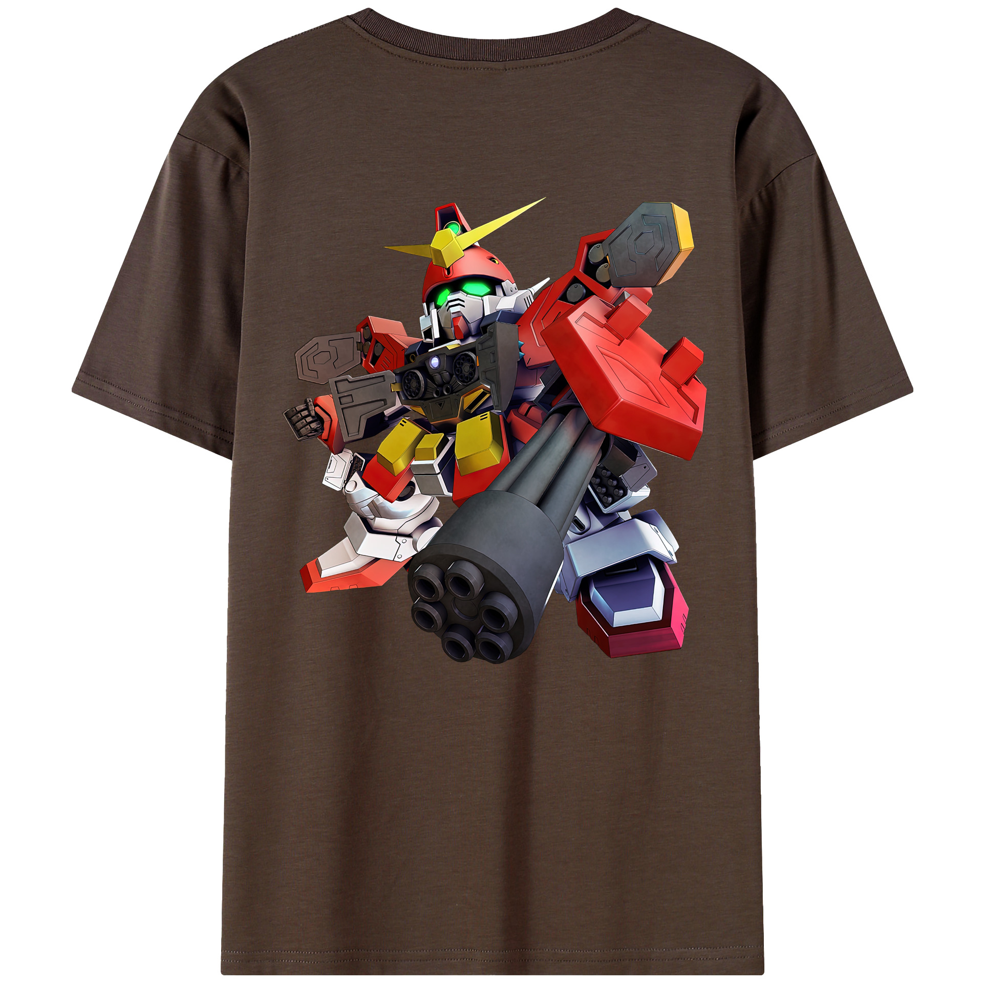 （画像用） 機動戦士ガンダム Mobile Suit Gundam 綿100％半袖Tシャツ（背面プリント）