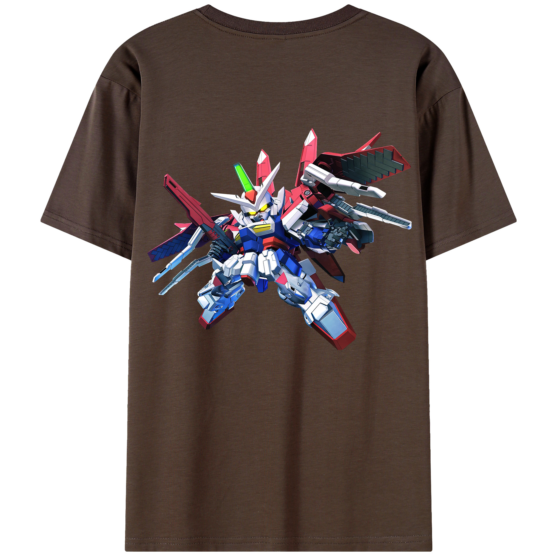 （画像用） 機動戦士ガンダム Mobile Suit Gundam 綿100％半袖Tシャツ（背面プリント）