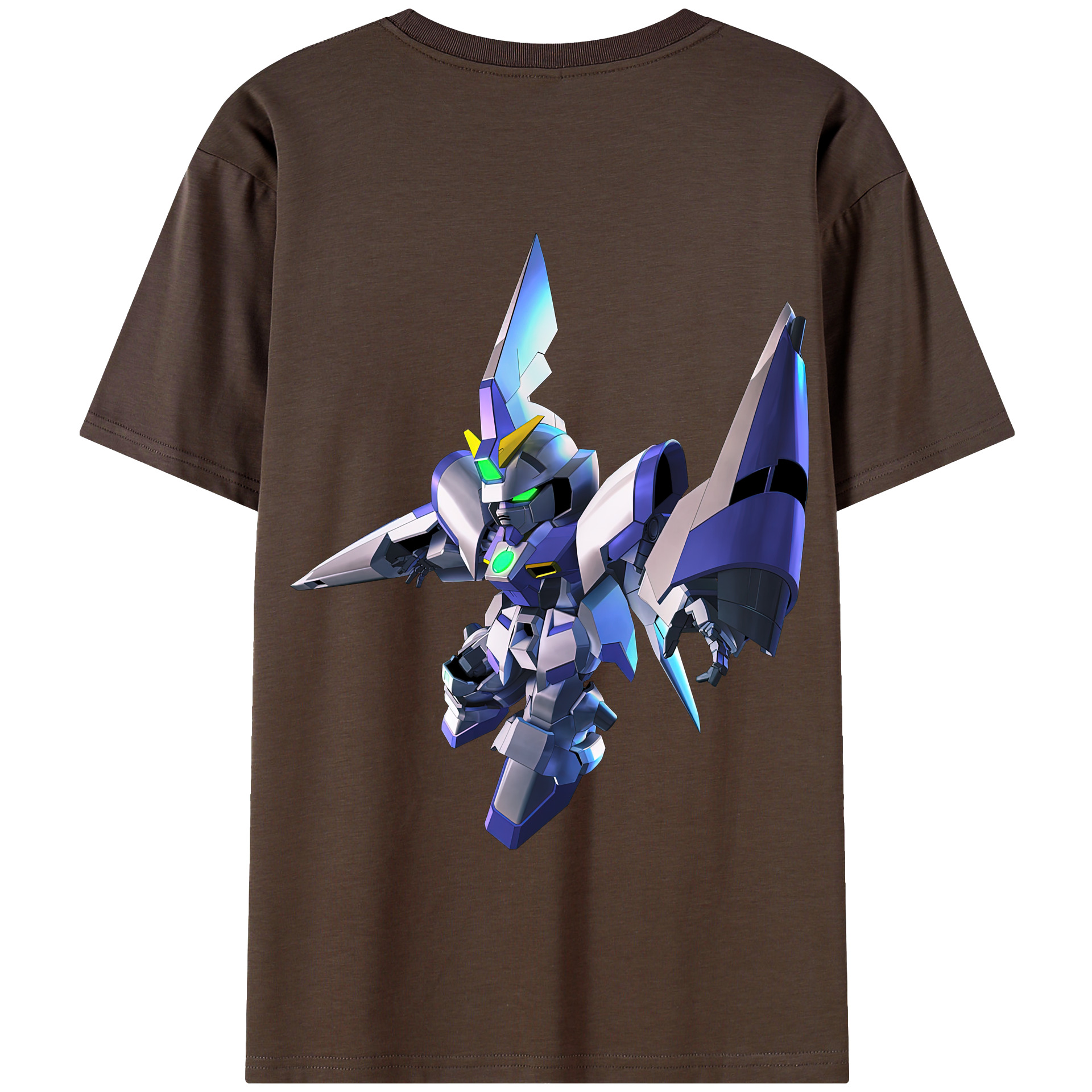 （画像用） 機動戦士ガンダム Mobile Suit Gundam 綿100％半袖Tシャツ（背面プリント）