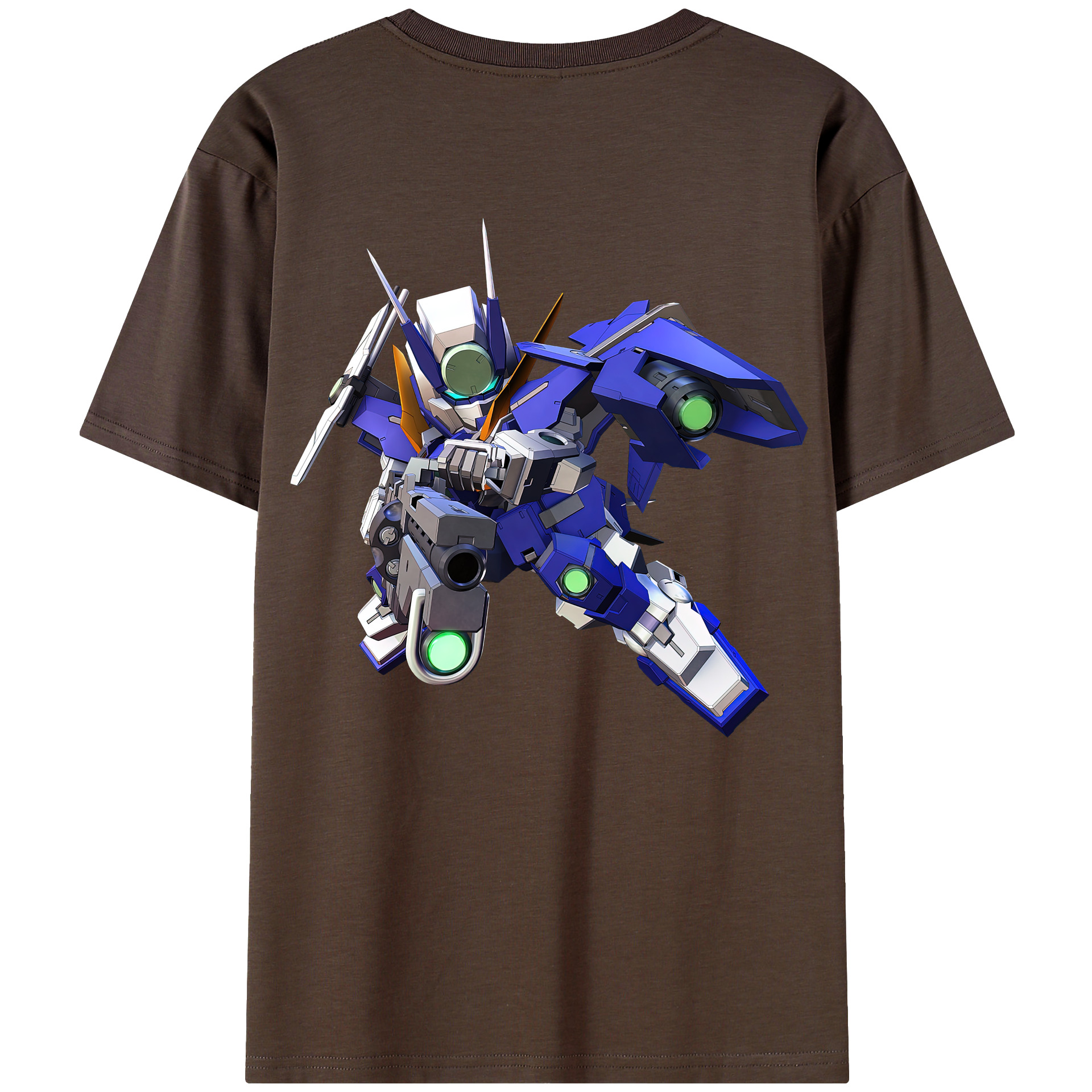 （画像用） 機動戦士ガンダム Mobile Suit Gundam 綿100％半袖Tシャツ（背面プリント）