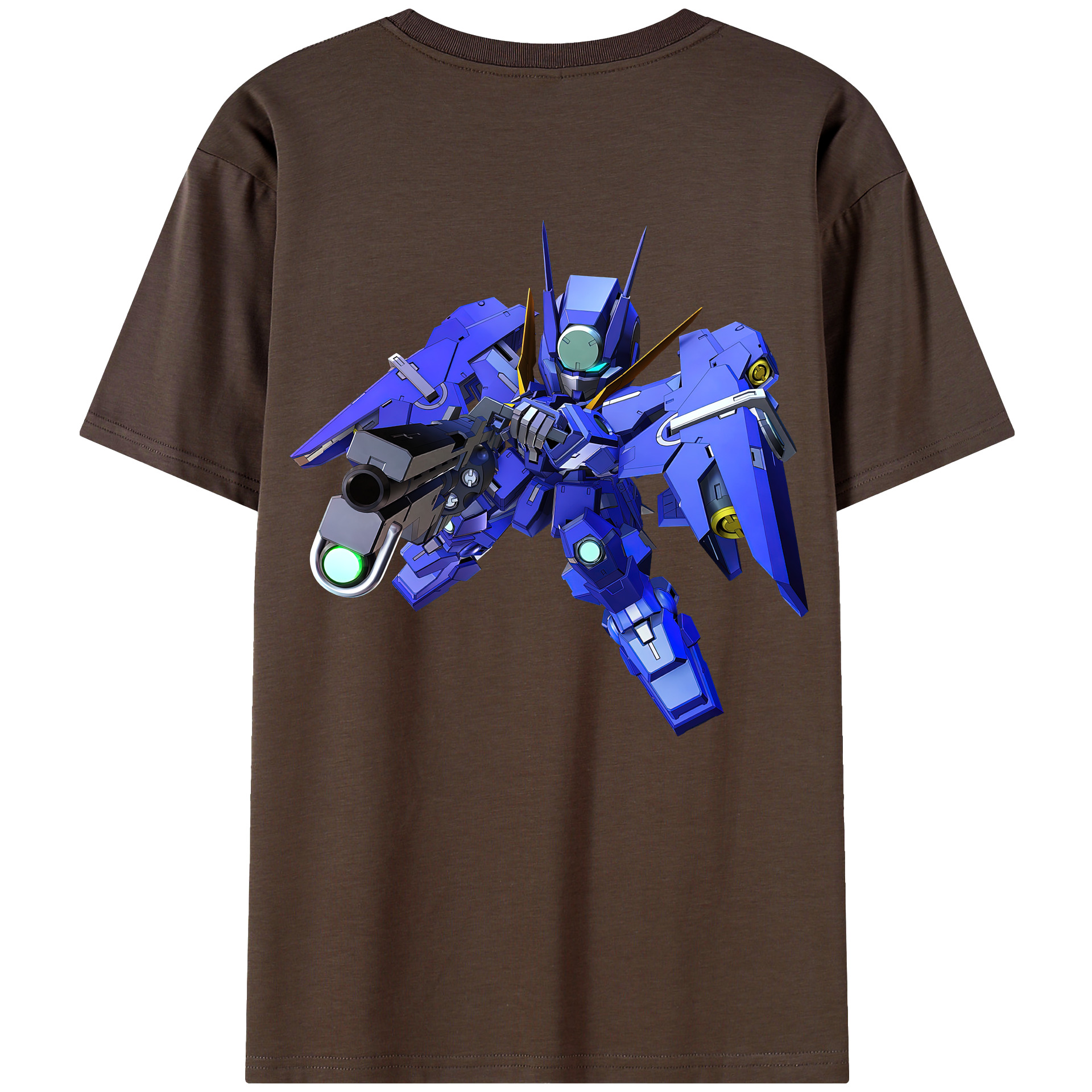 （画像用） 機動戦士ガンダム Mobile Suit Gundam 綿100％半袖Tシャツ（背面プリント）