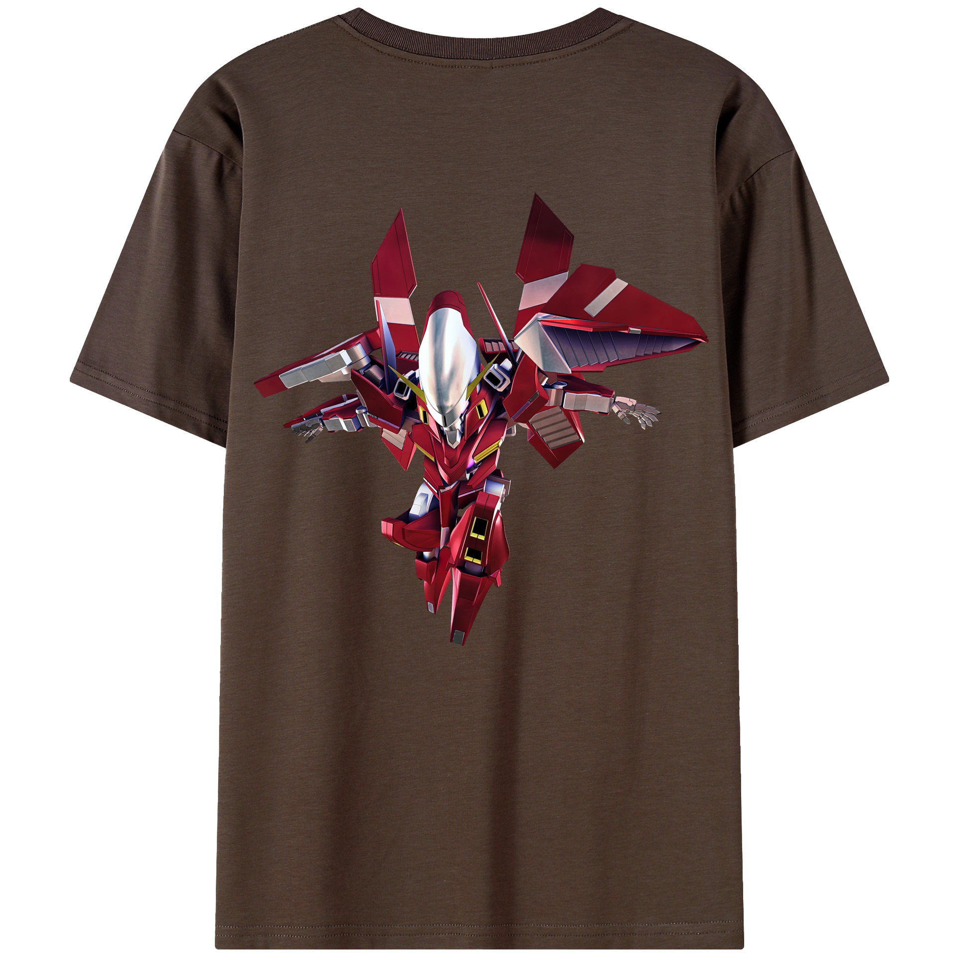 （画像用） 機動戦士ガンダム Mobile Suit Gundam 綿100％半袖Tシャツ（背面プリント）