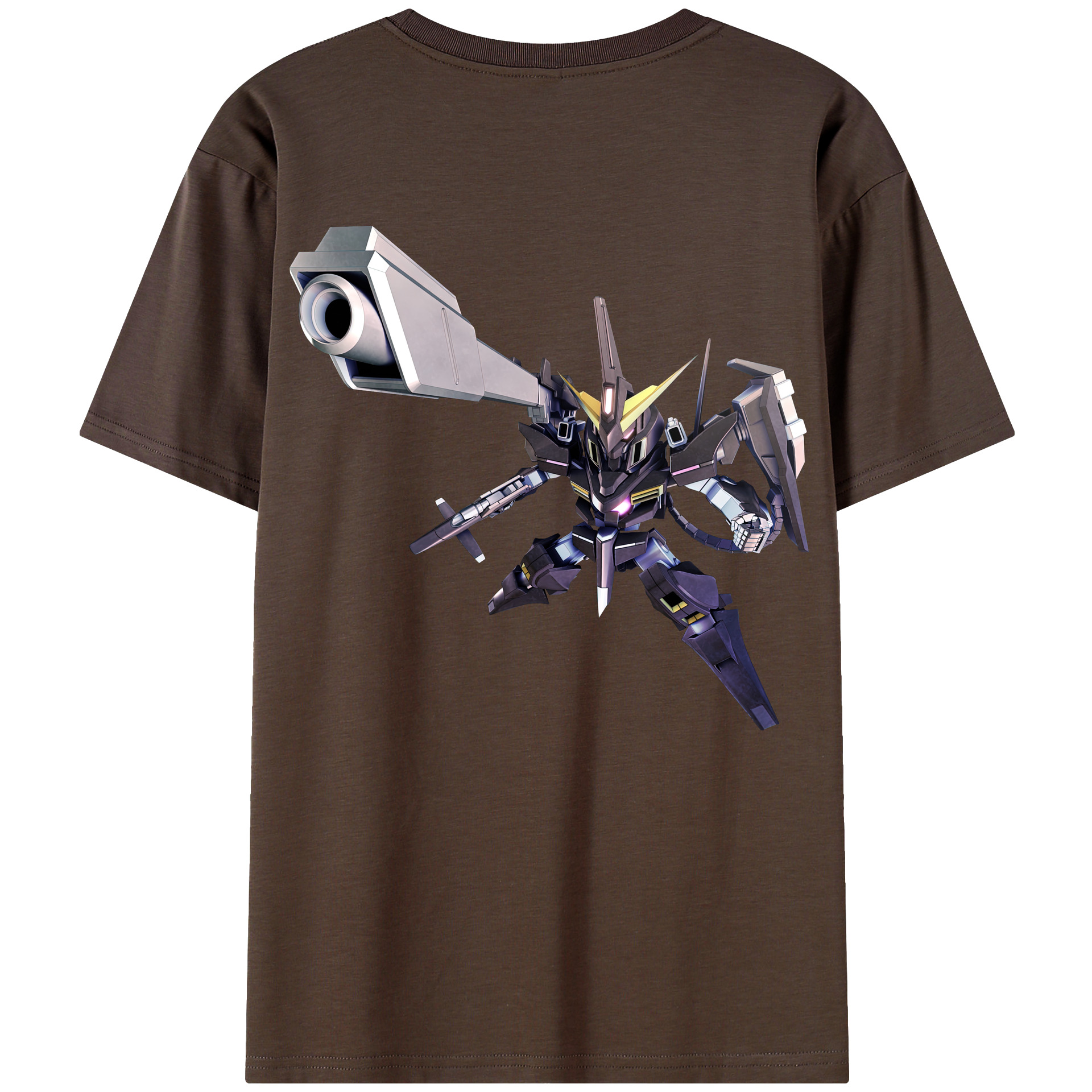 （画像用） 機動戦士ガンダム Mobile Suit Gundam 綿100％半袖Tシャツ（背面プリント）