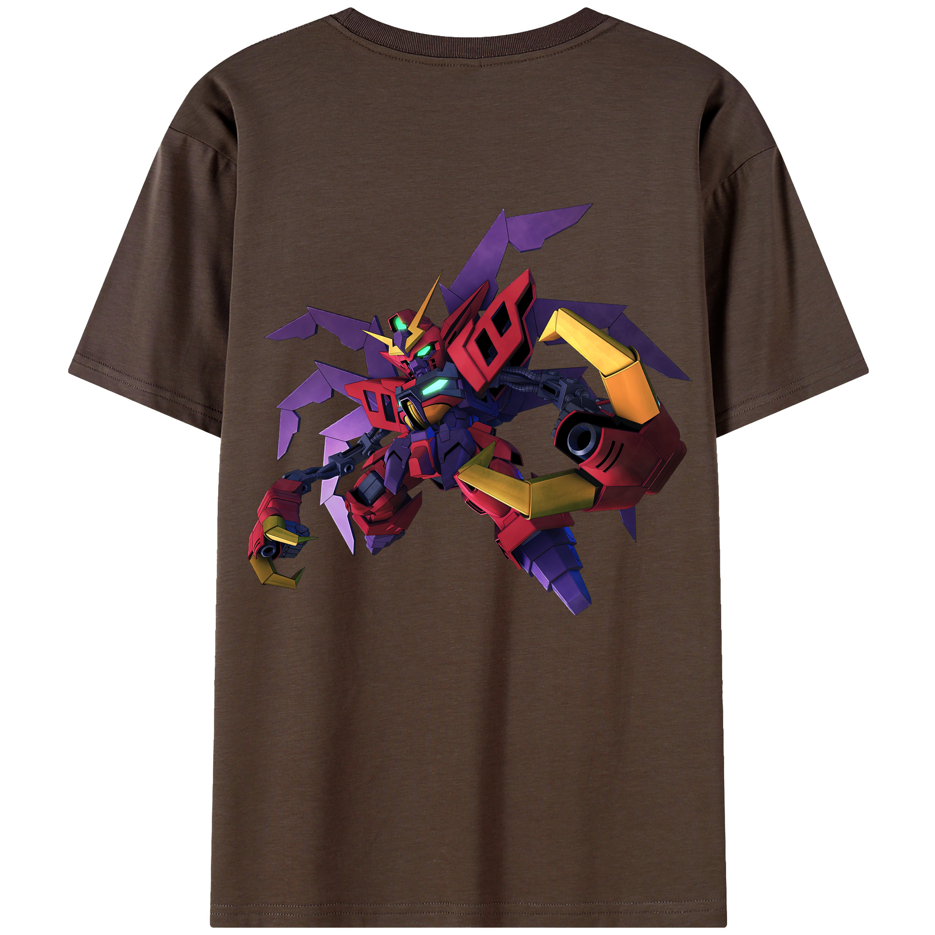 （画像用） 機動戦士ガンダム Mobile Suit Gundam 綿100％半袖Tシャツ（背面プリント）