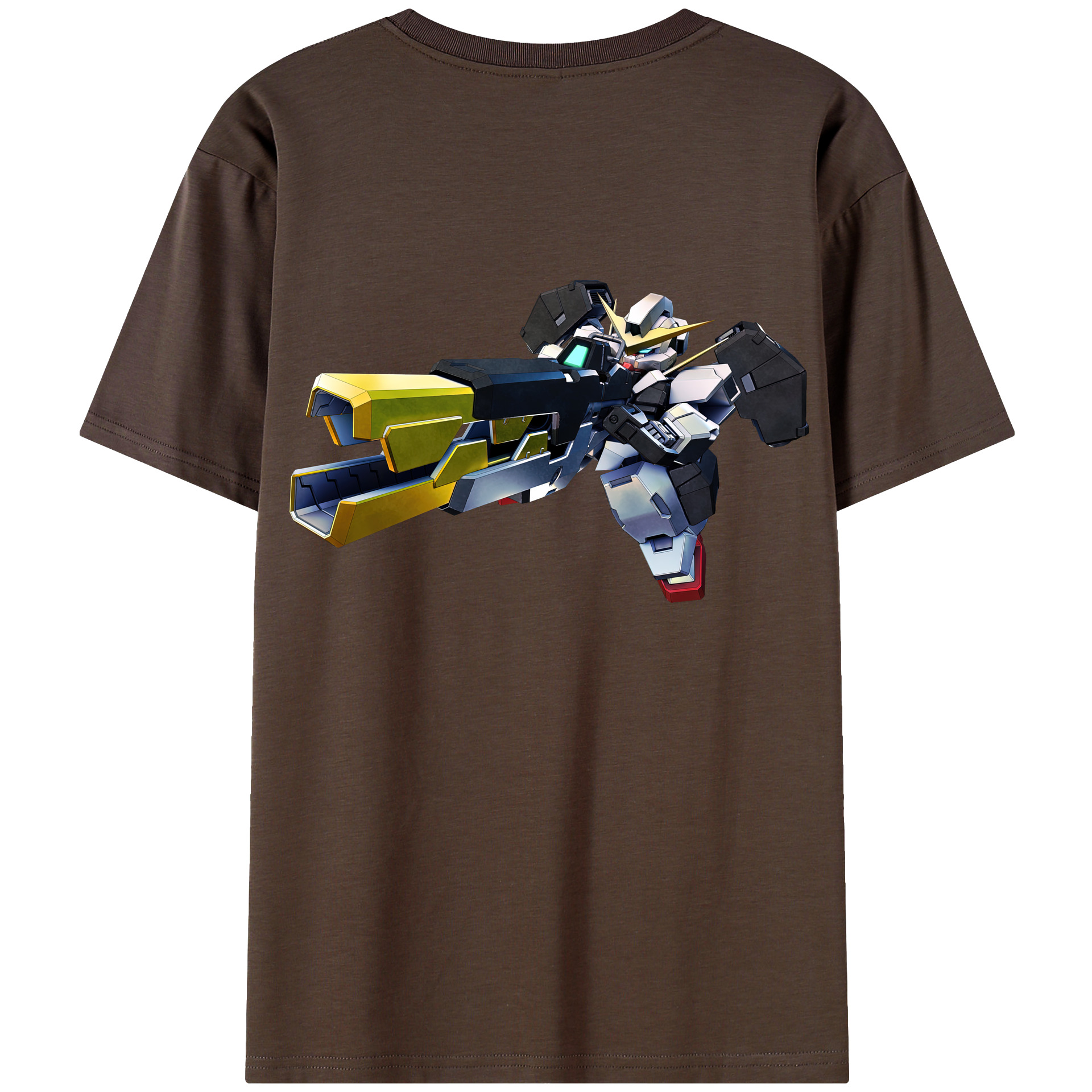 （画像用） 機動戦士ガンダム Mobile Suit Gundam 綿100％半袖Tシャツ（背面プリント）