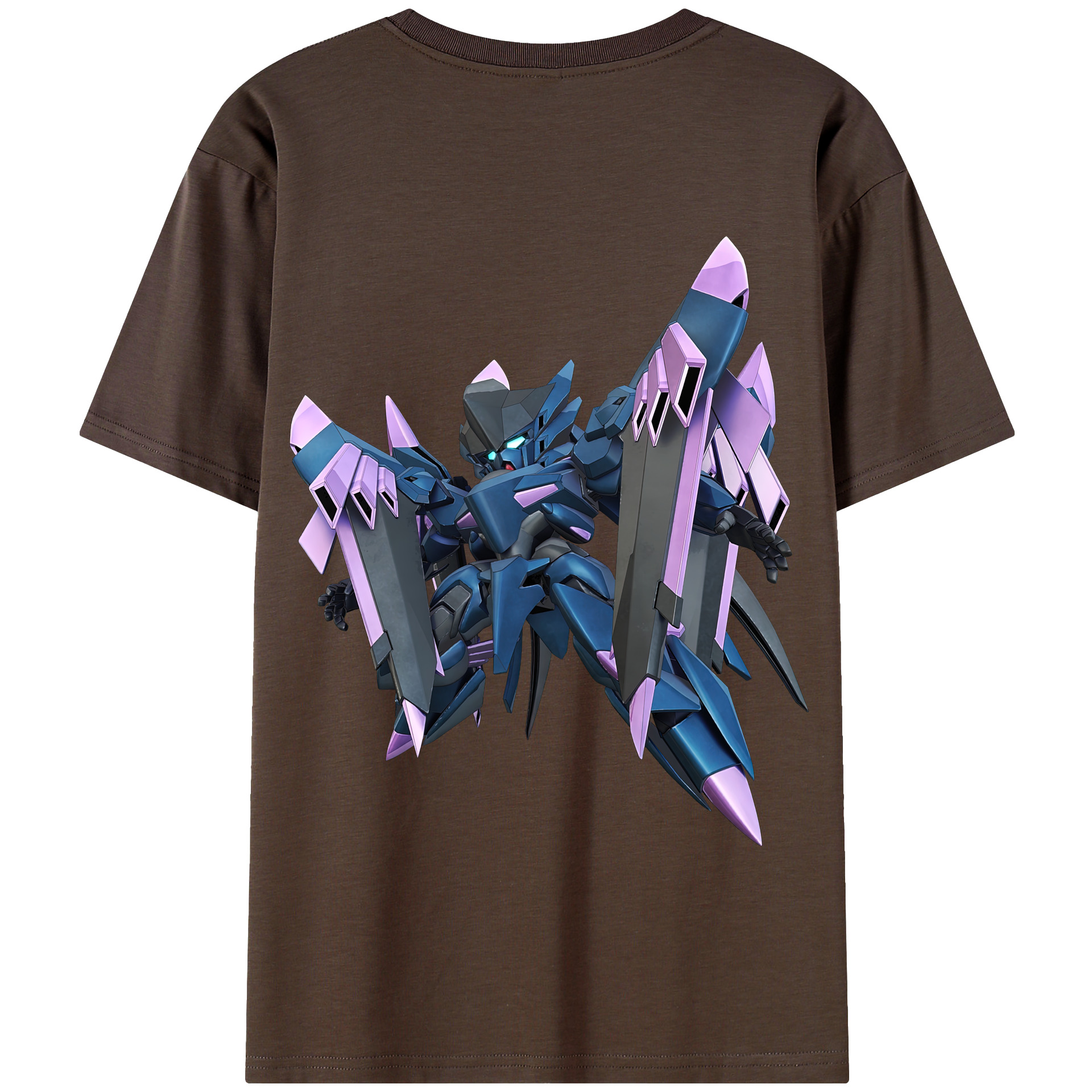 （画像用） 機動戦士ガンダム Mobile Suit Gundam 綿100％半袖Tシャツ（背面プリント）