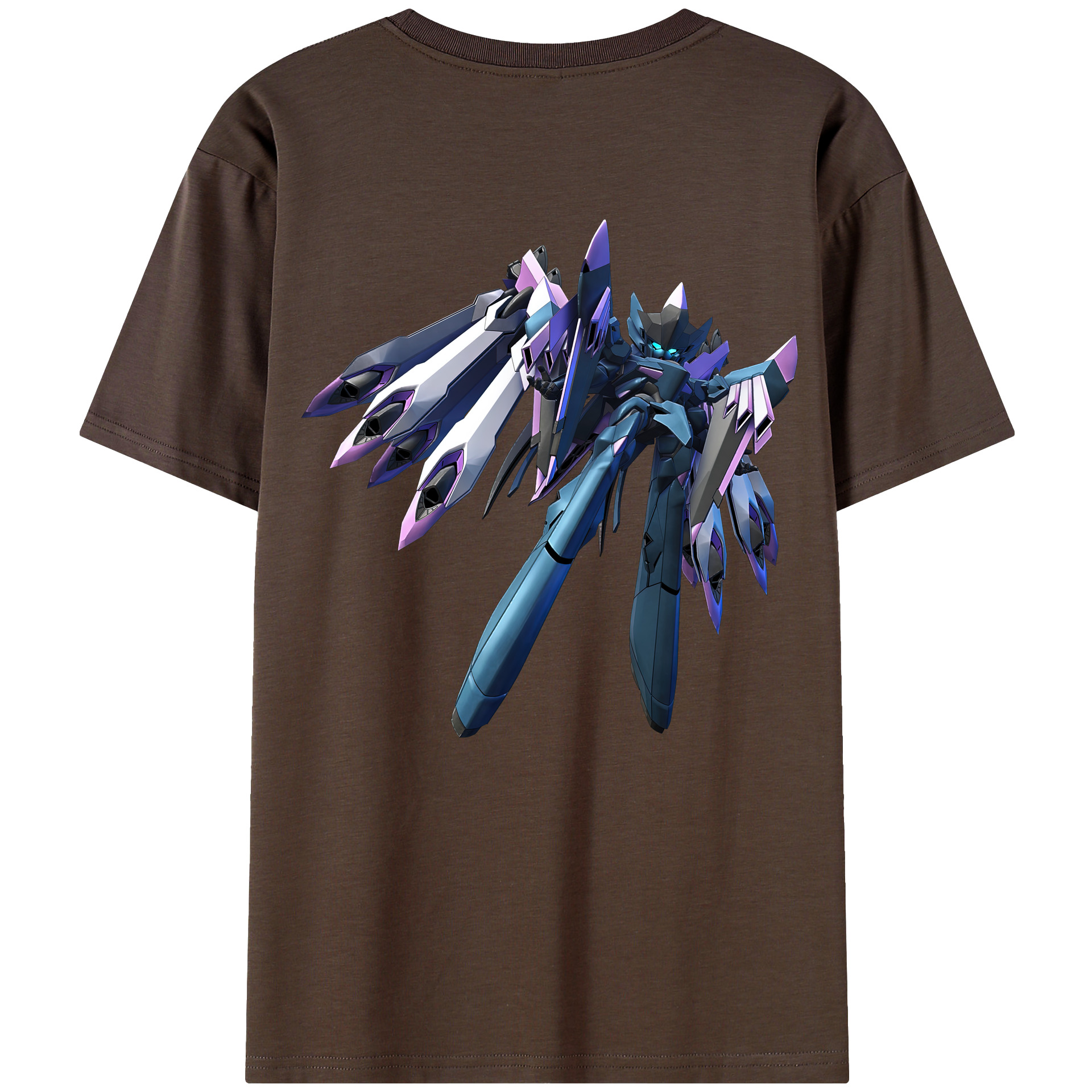 （画像用） 機動戦士ガンダム Mobile Suit Gundam 綿100％半袖Tシャツ（背面プリント）