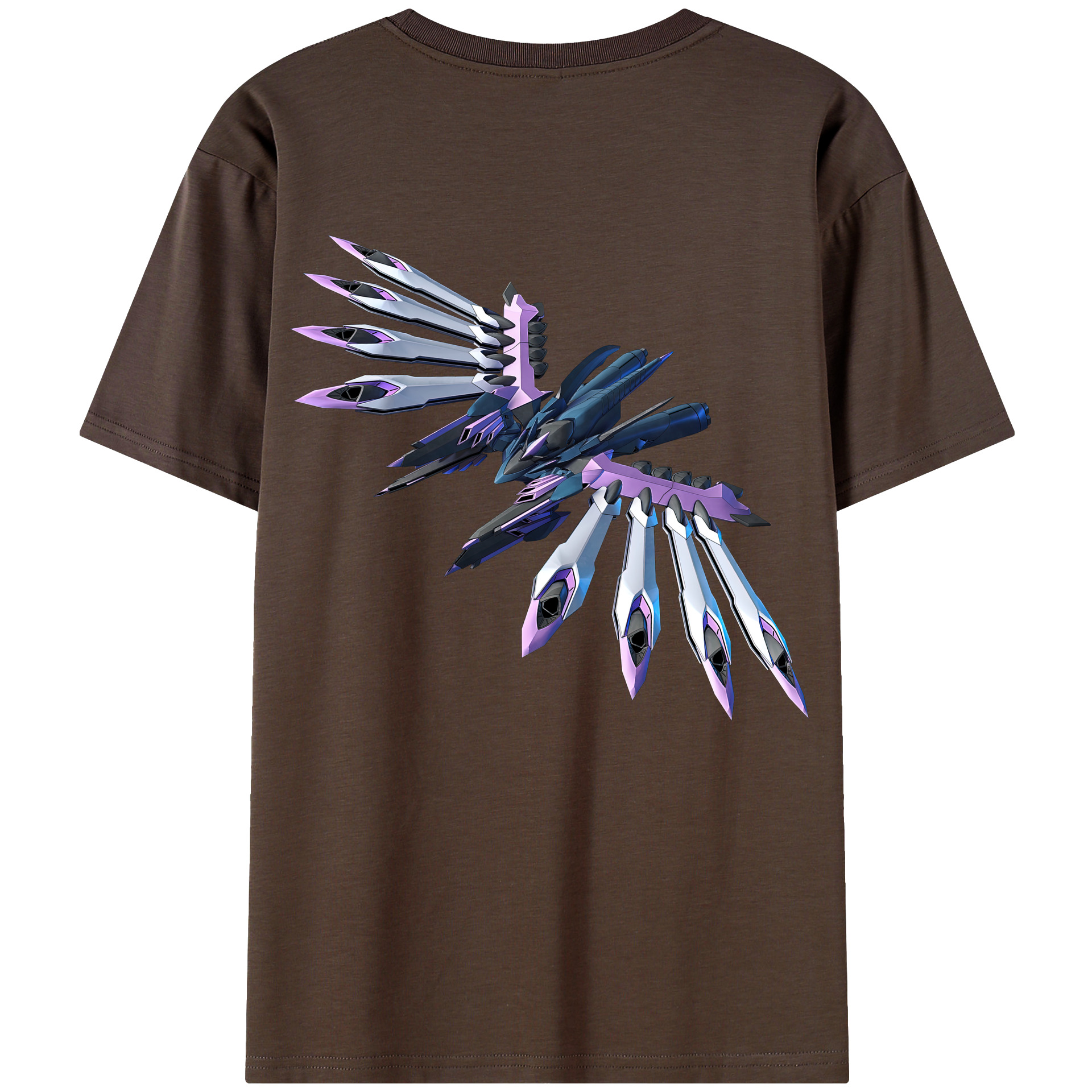 （画像用） 機動戦士ガンダム Mobile Suit Gundam 綿100％半袖Tシャツ（背面プリント）